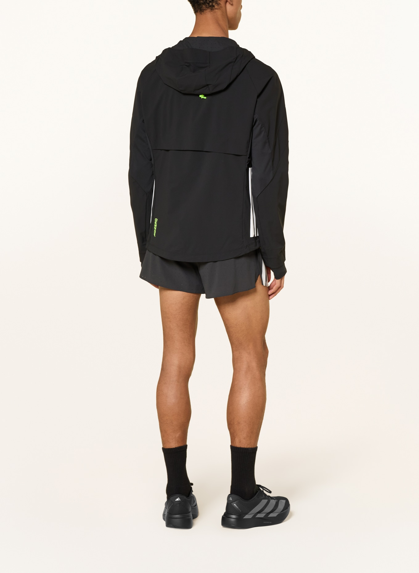 adidas Veste de course ADIZERO: NOIR