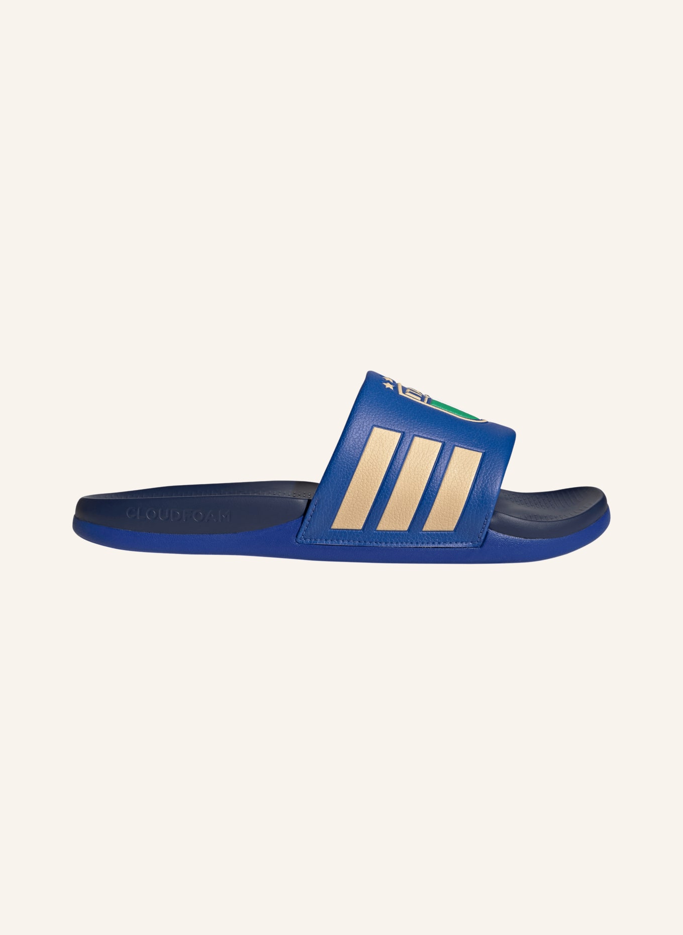 adidas Pantoletten ADILETTE COMFORT 2.0 DEUTSCHLAND: BLAU