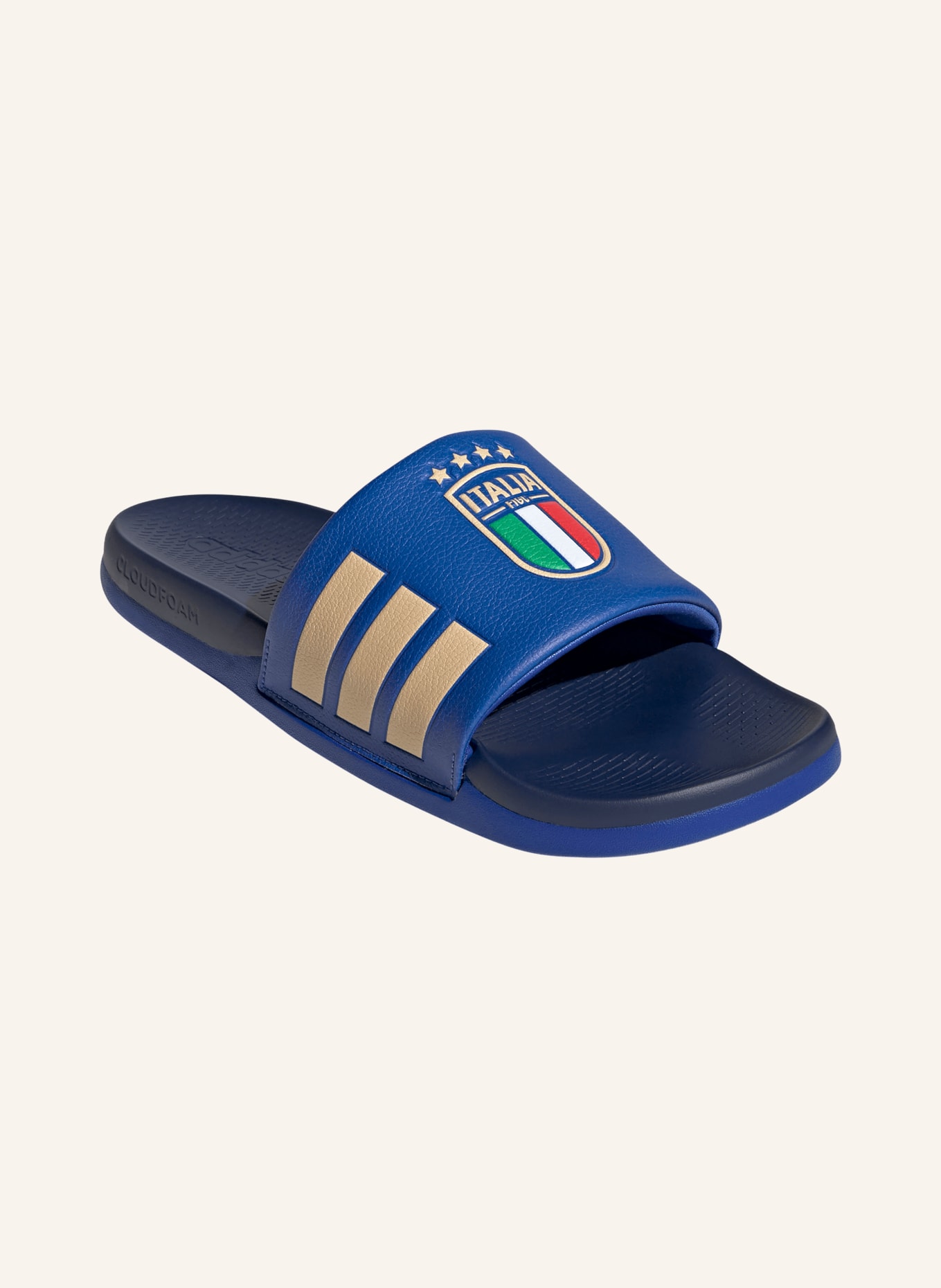 adidas Pantoletten ADILETTE COMFORT 2.0 DEUTSCHLAND: BLAU