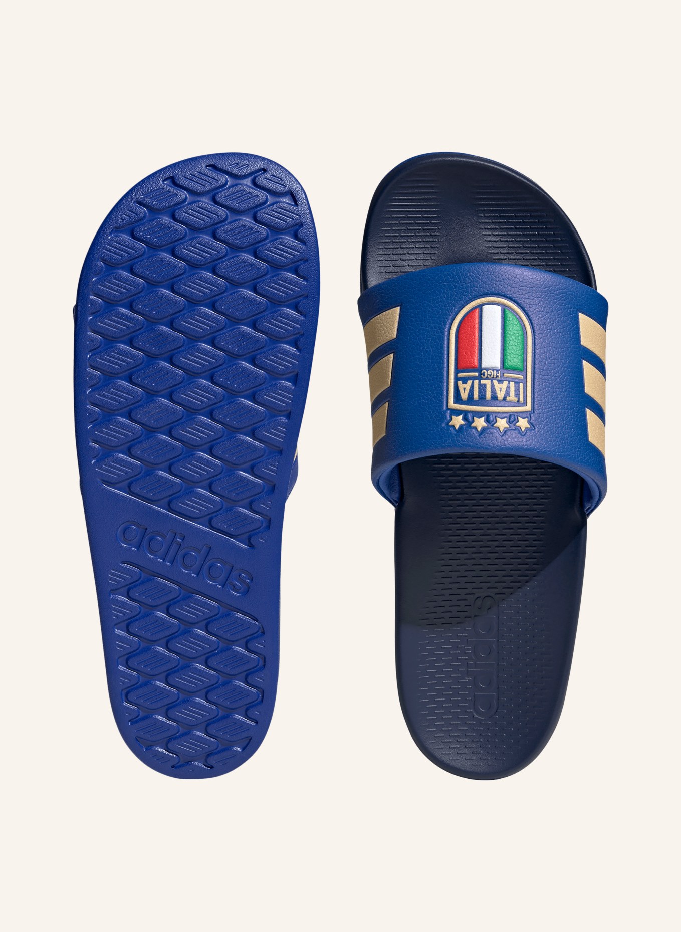 adidas Pantoletten ADILETTE COMFORT 2.0 DEUTSCHLAND: BLAU