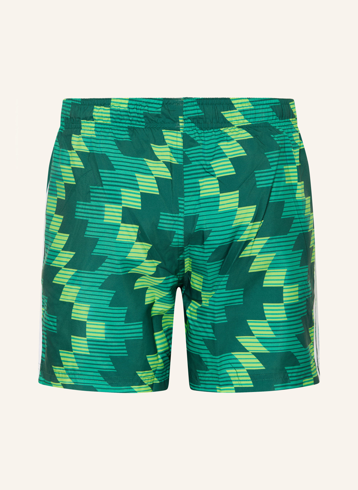adidas Badeshorts FOOTBALL-INSPIRED GRAPHIC 5INCH: GRÜN / NEONGRÜN / WEISS