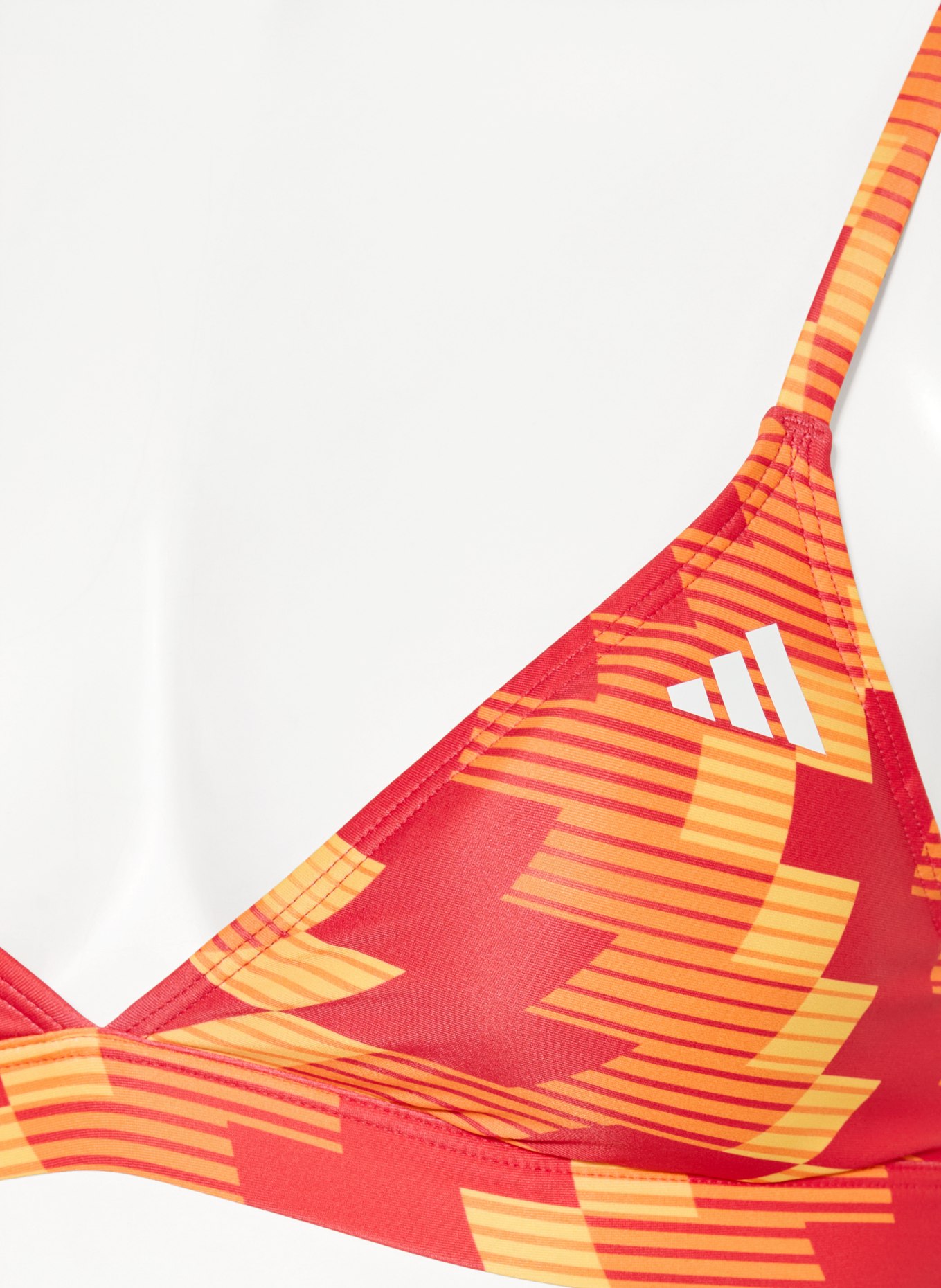 adidas Triangel-Bikini FOOTBALL ALLOVERPRINT: ROT / ORANGE / GELB