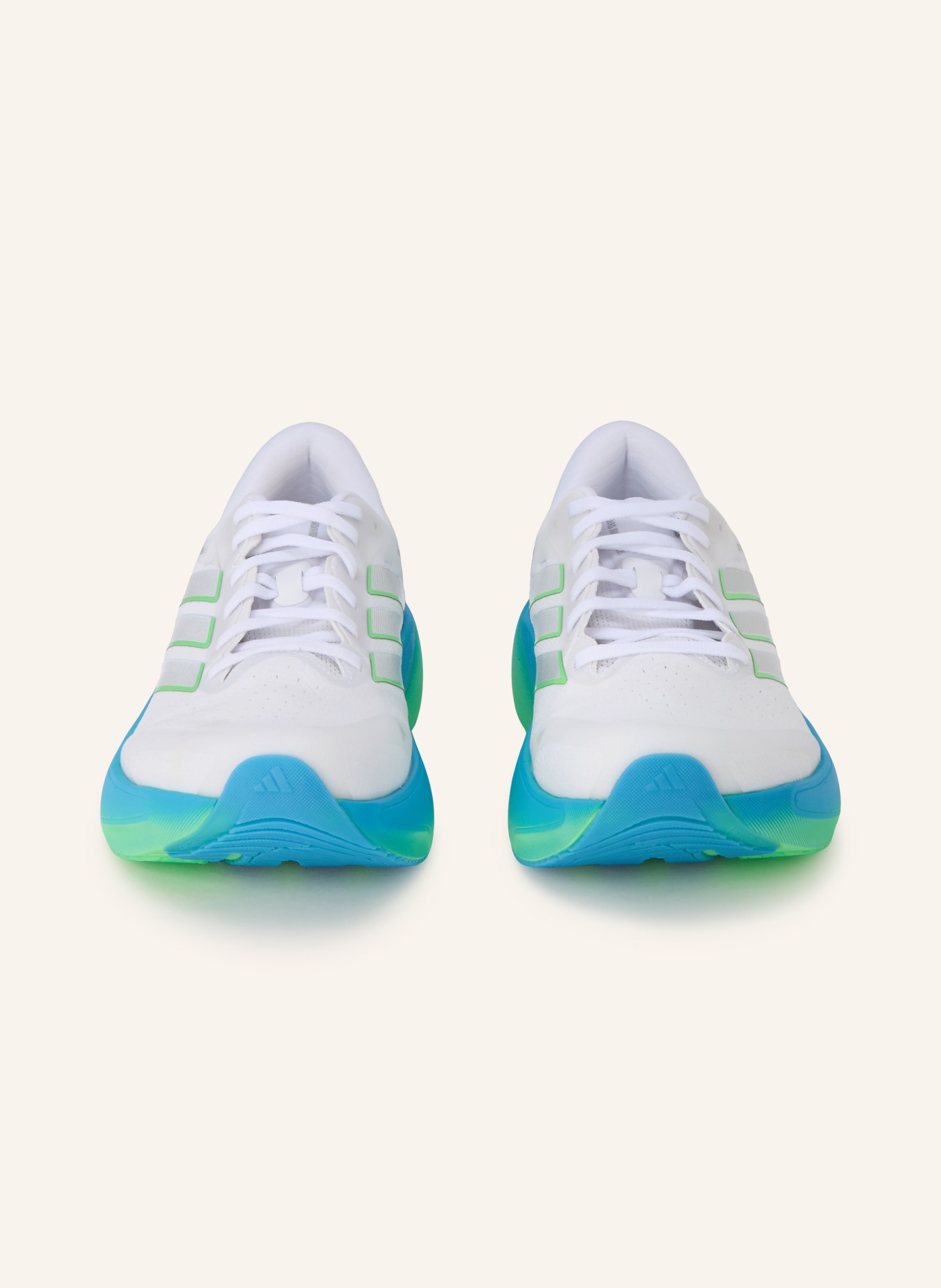 adidas SUPERNOVA RISE 3 running shoes: WHITE / MINT / BLUE