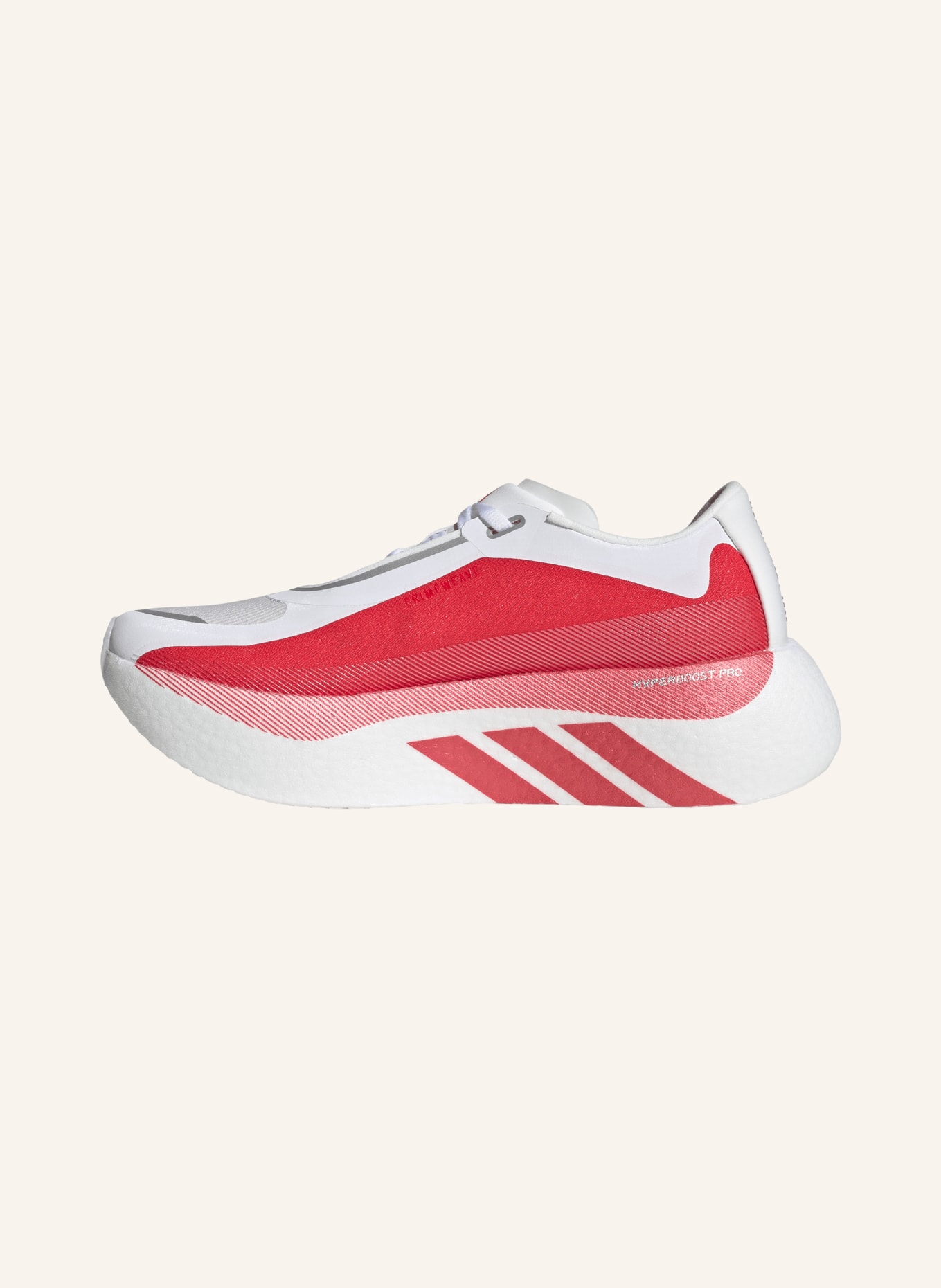 adidas Buty do biegania HYPERBOOST EDGE: CZERWONY / BIAŁY