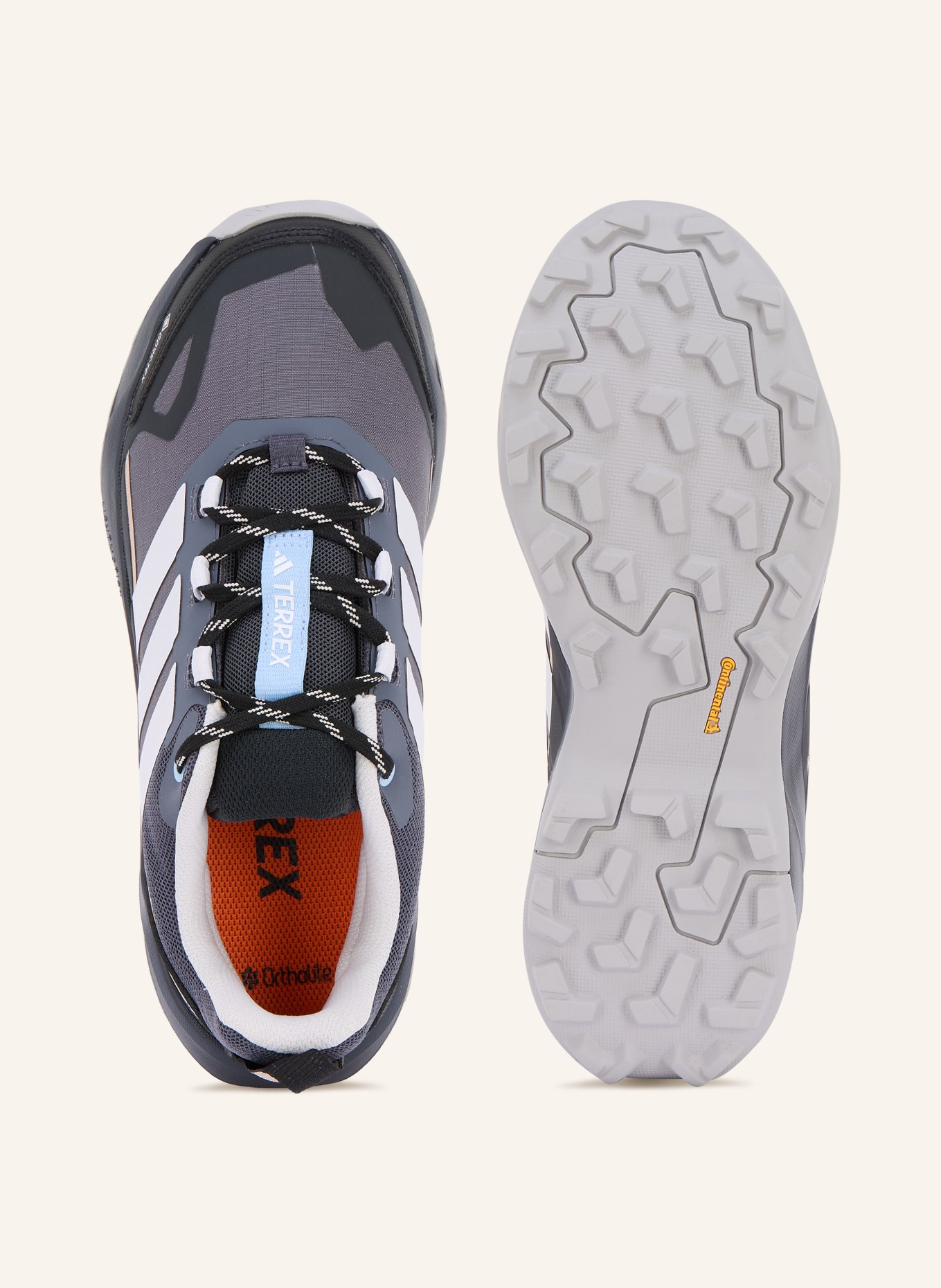 adidas TERREX Wanderschuhe TERREX SKYCHASER AX5 GTX: DUNKELGRAU / HELLGRAU / HELLBLAU