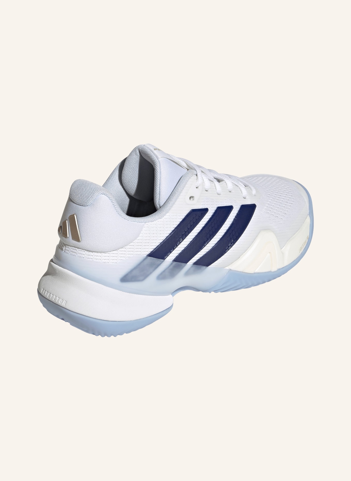 adidas Tennisschoenen BARRICADE 14: WIT / LICHTBLAUW / DONKERBLAUW