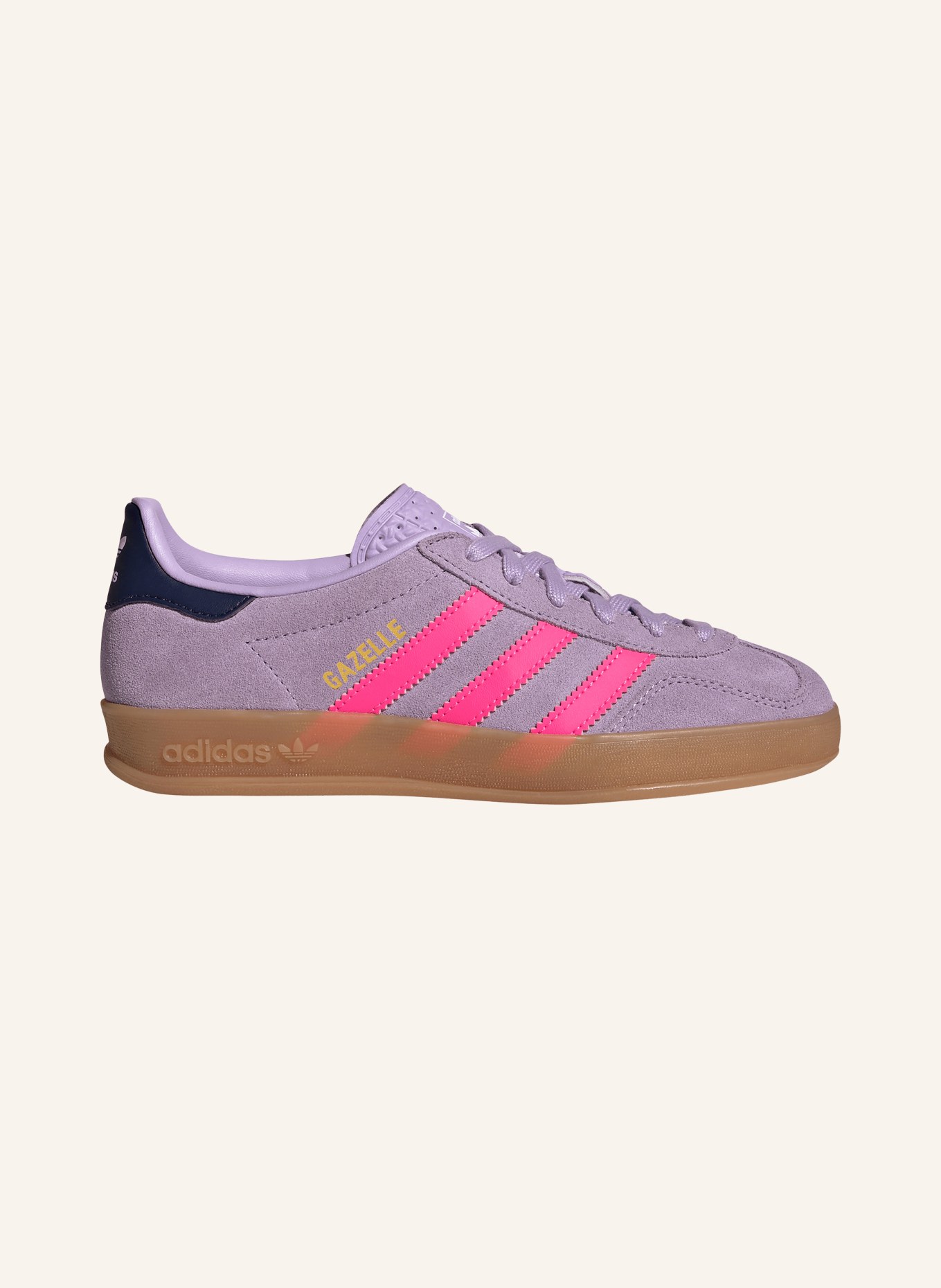 adidas Originals Sneaker GAZELLE INDOOR: HELLLILA / PINK / DUNKELBLAU