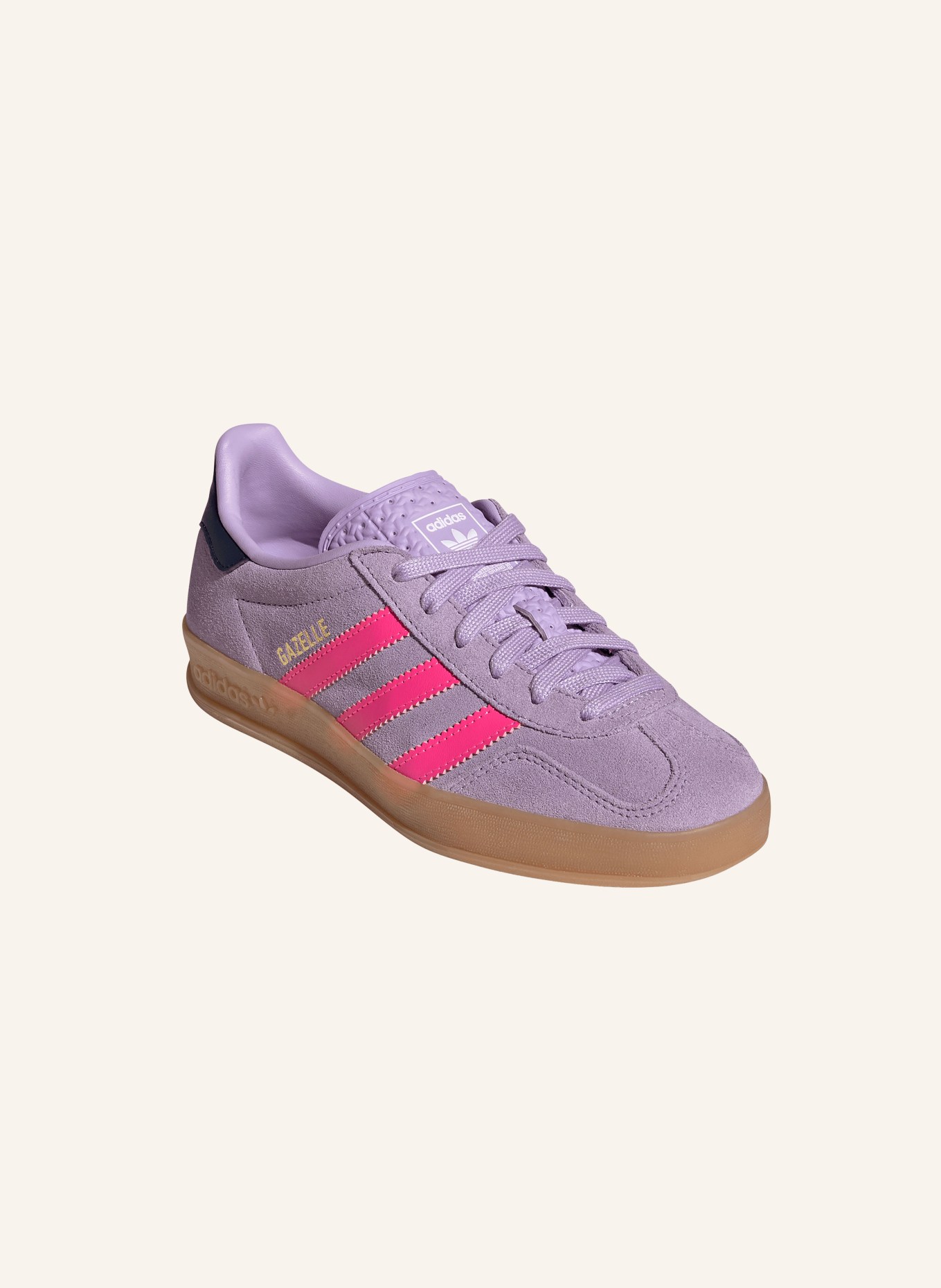adidas Originals Sneaker GAZELLE INDOOR: HELLLILA / PINK / DUNKELBLAU