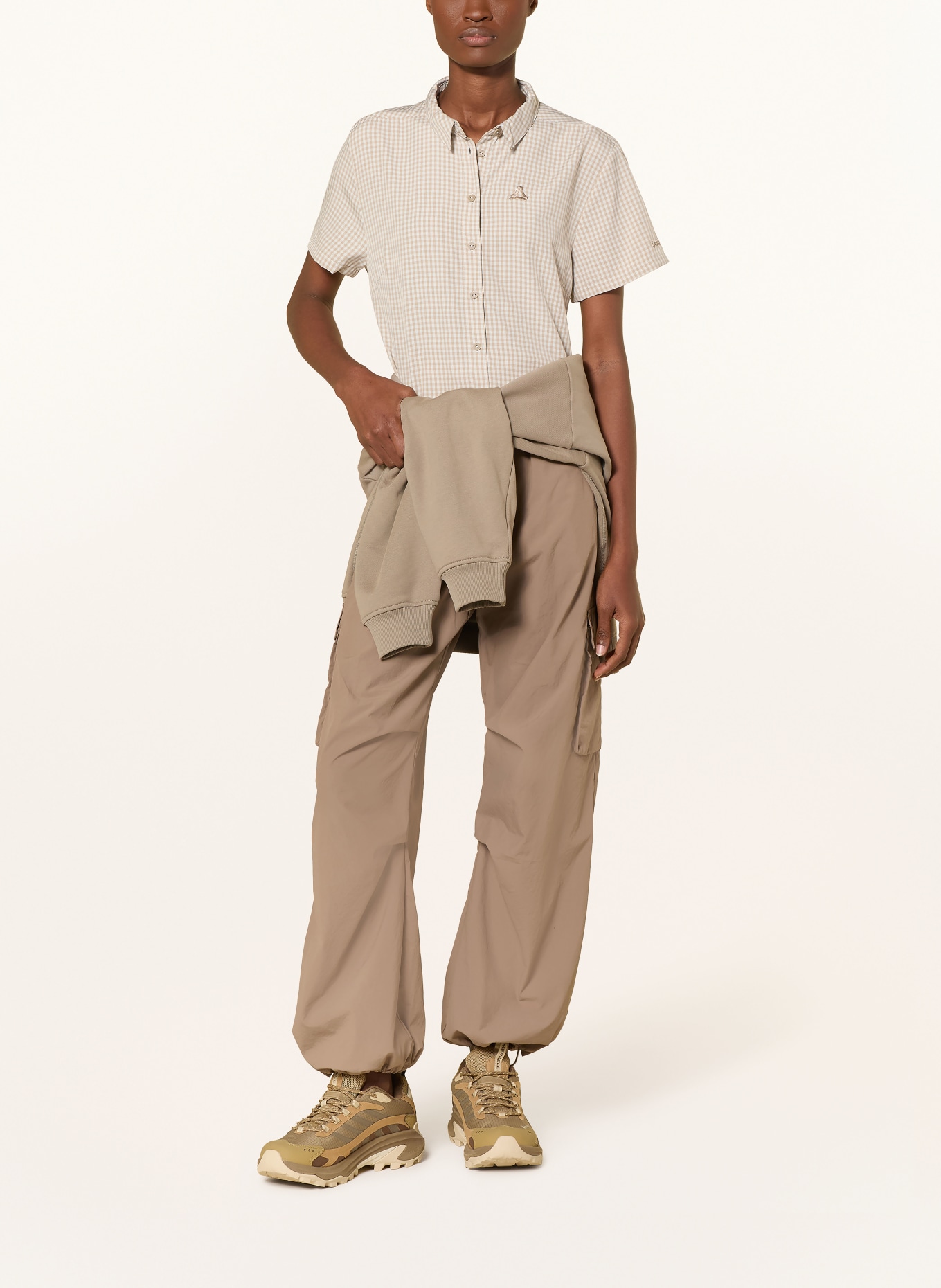 Schöffel Outdoorová blůza DALFOSS: BÉŽOVÁ / KRÉMOVÁ