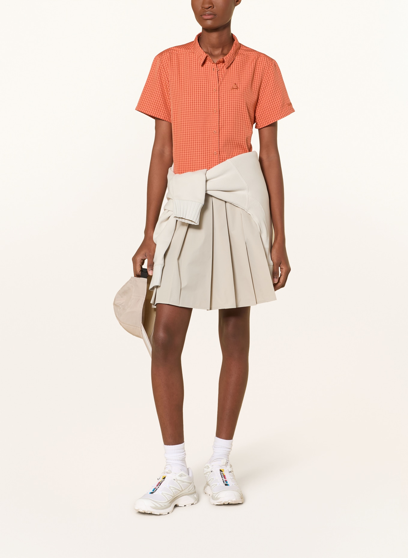 Schöffel DALFOSS outdoor blouse: RED / ORANGE