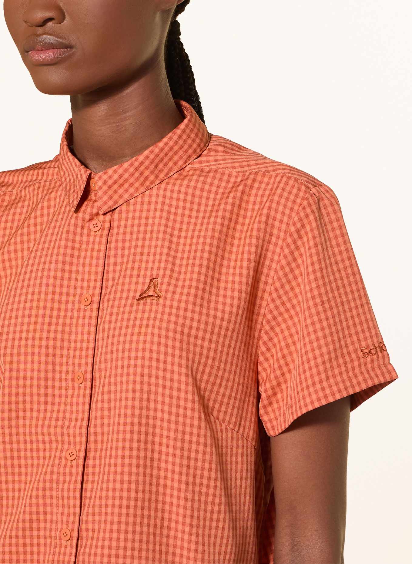 Schöffel DALFOSS outdoor blouse: RED / ORANGE