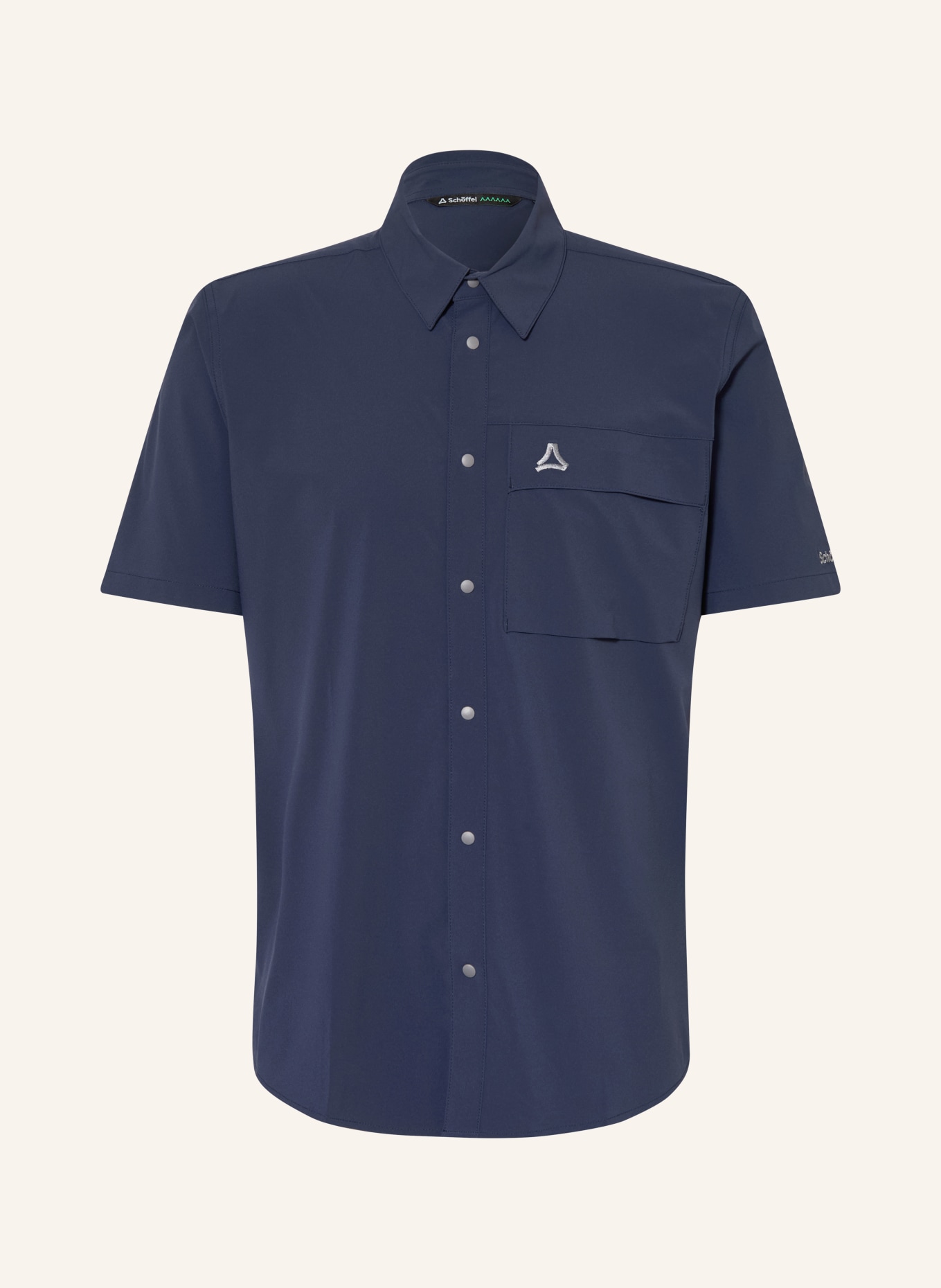 Schöffel Outdoorhemd DOOSER: DONKERBLAUW