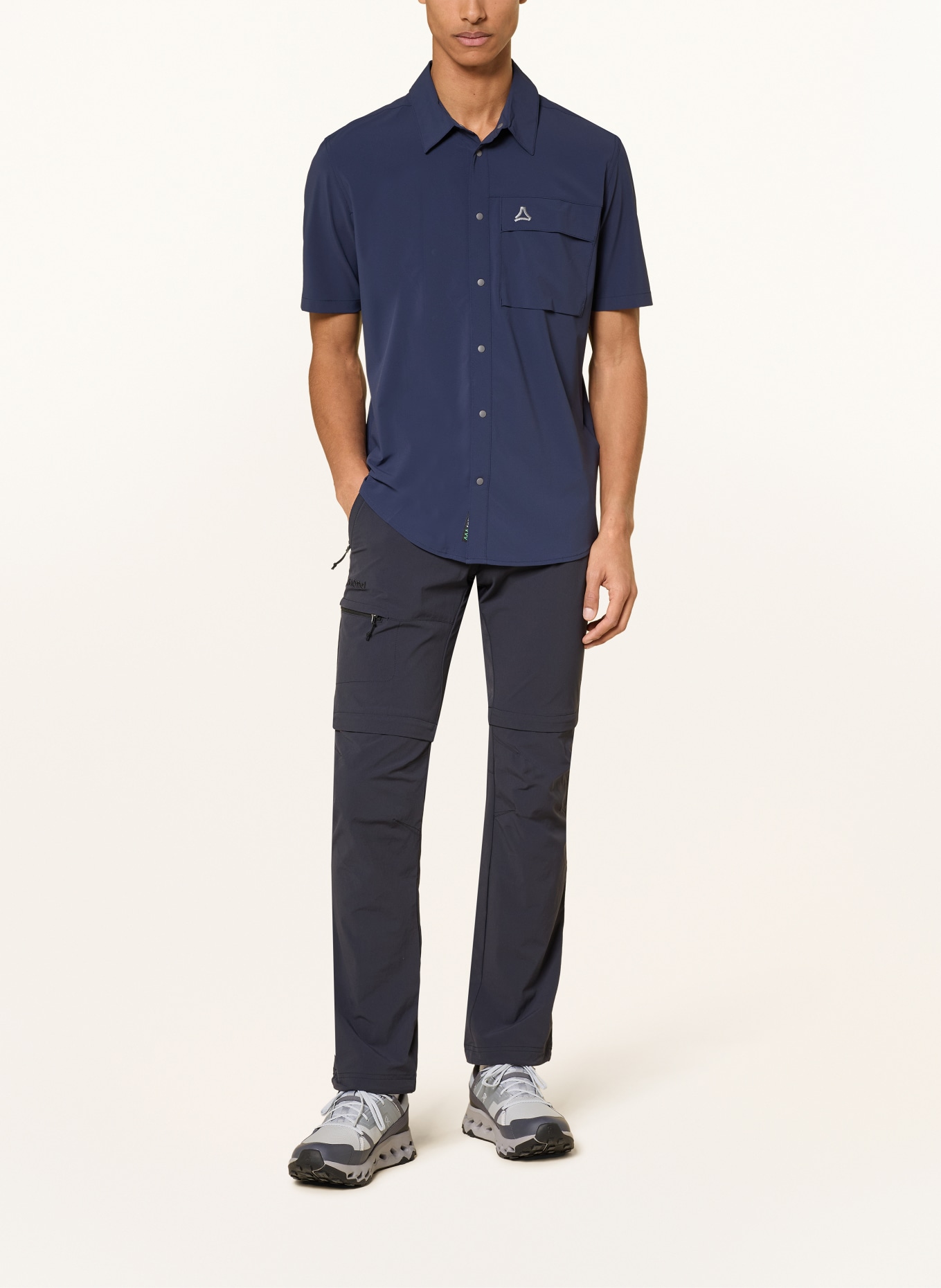 Schöffel Outdoorhemd DOOSER: DONKERBLAUW