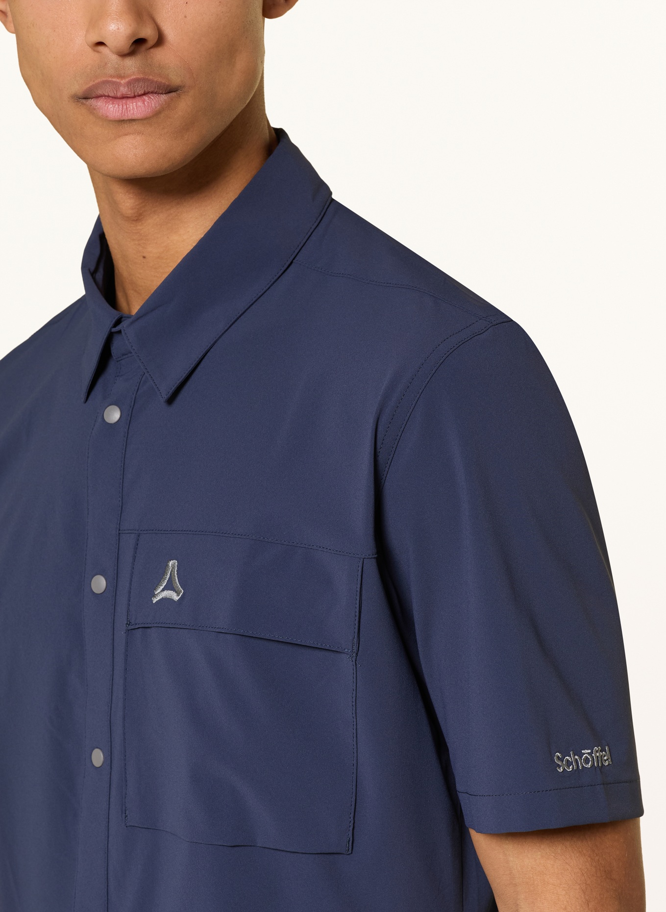 Schöffel Outdoorhemd DOOSER: DONKERBLAUW