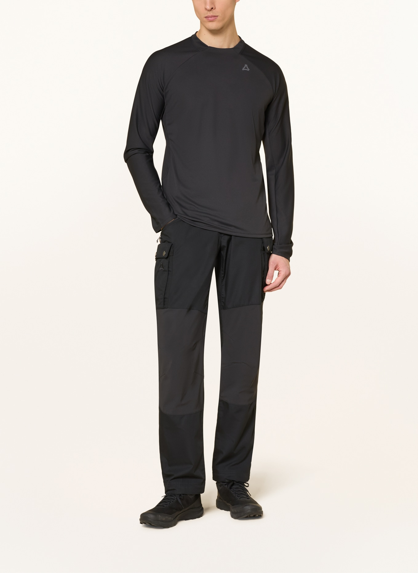 Schöffel Longsleeve ENIXA: SCHWARZ