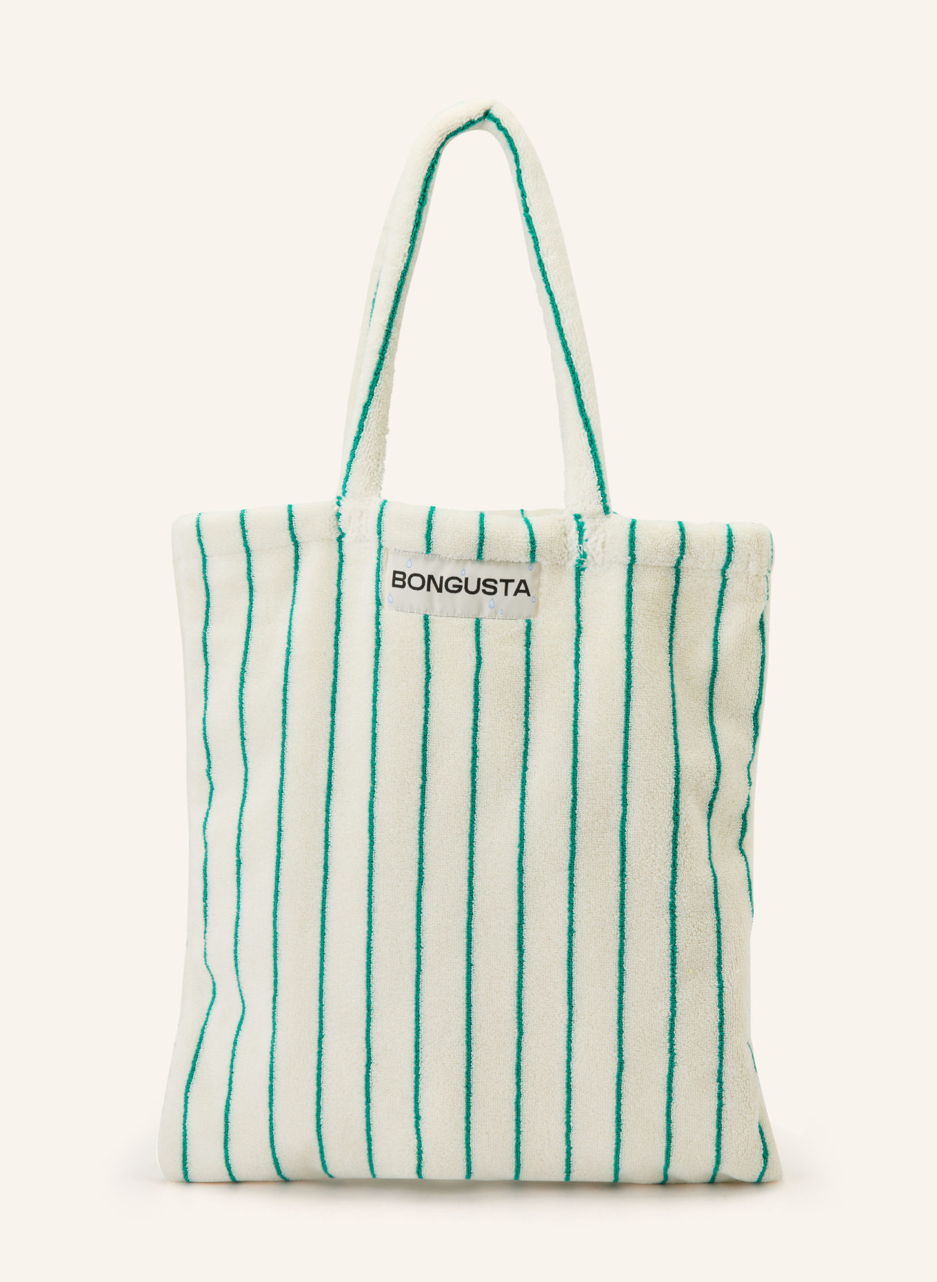 BONGUSTA Shopper NARAM: ECRU / GRÜN