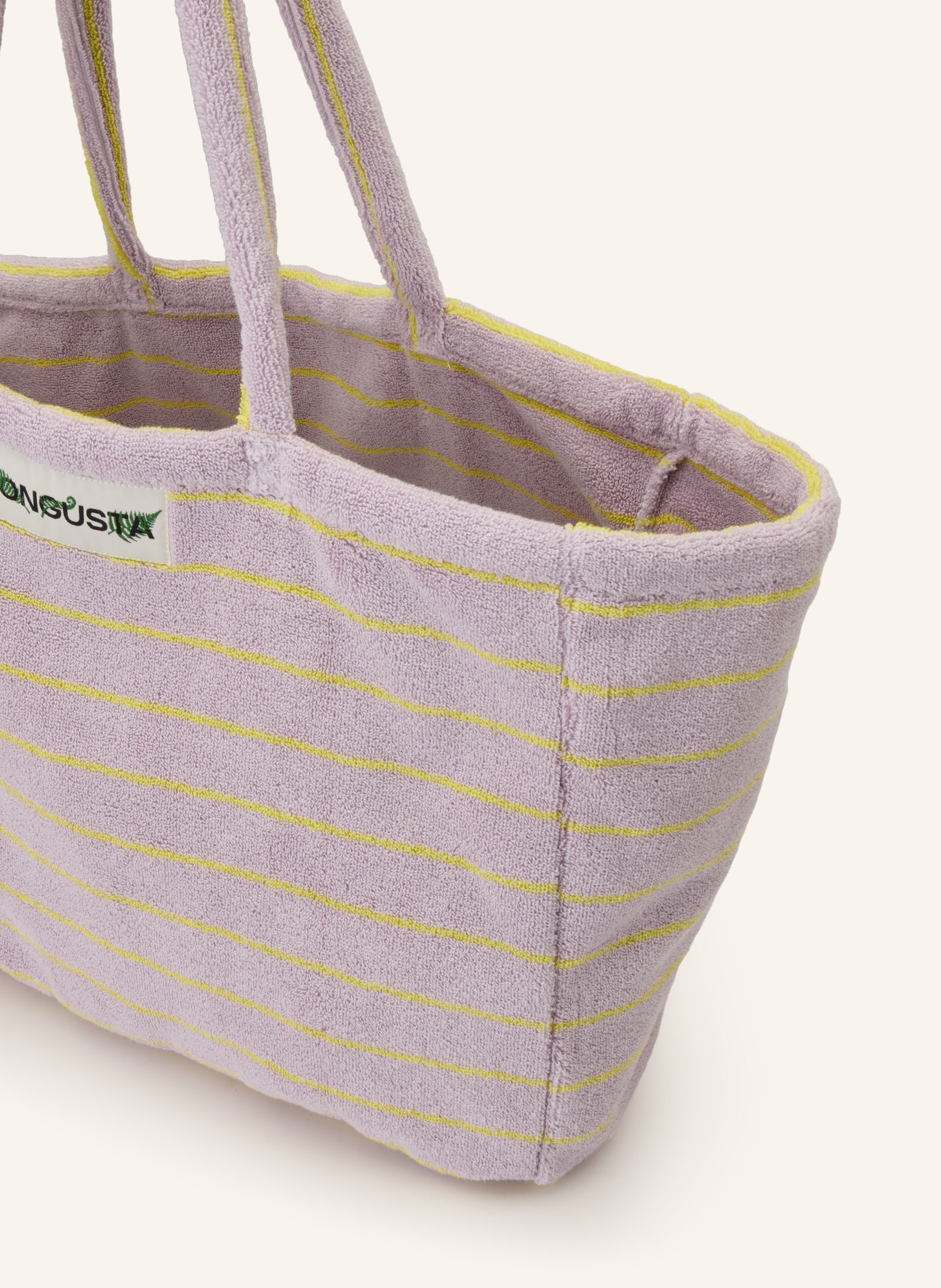 BONGUSTA Strandtasche NARAM: HELLLILA / GELB