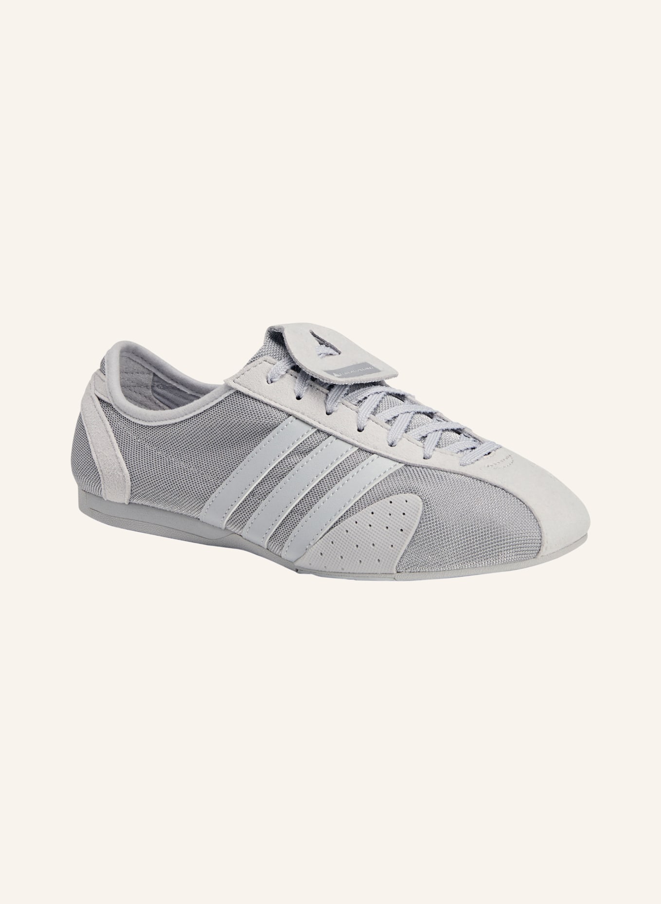 adidas by Stella McCartney Sneaker ADIDAS BY STELLA MCCARTNEY SPORTSWEAR 76 mit Glitzergarn: GRAU / SILBER