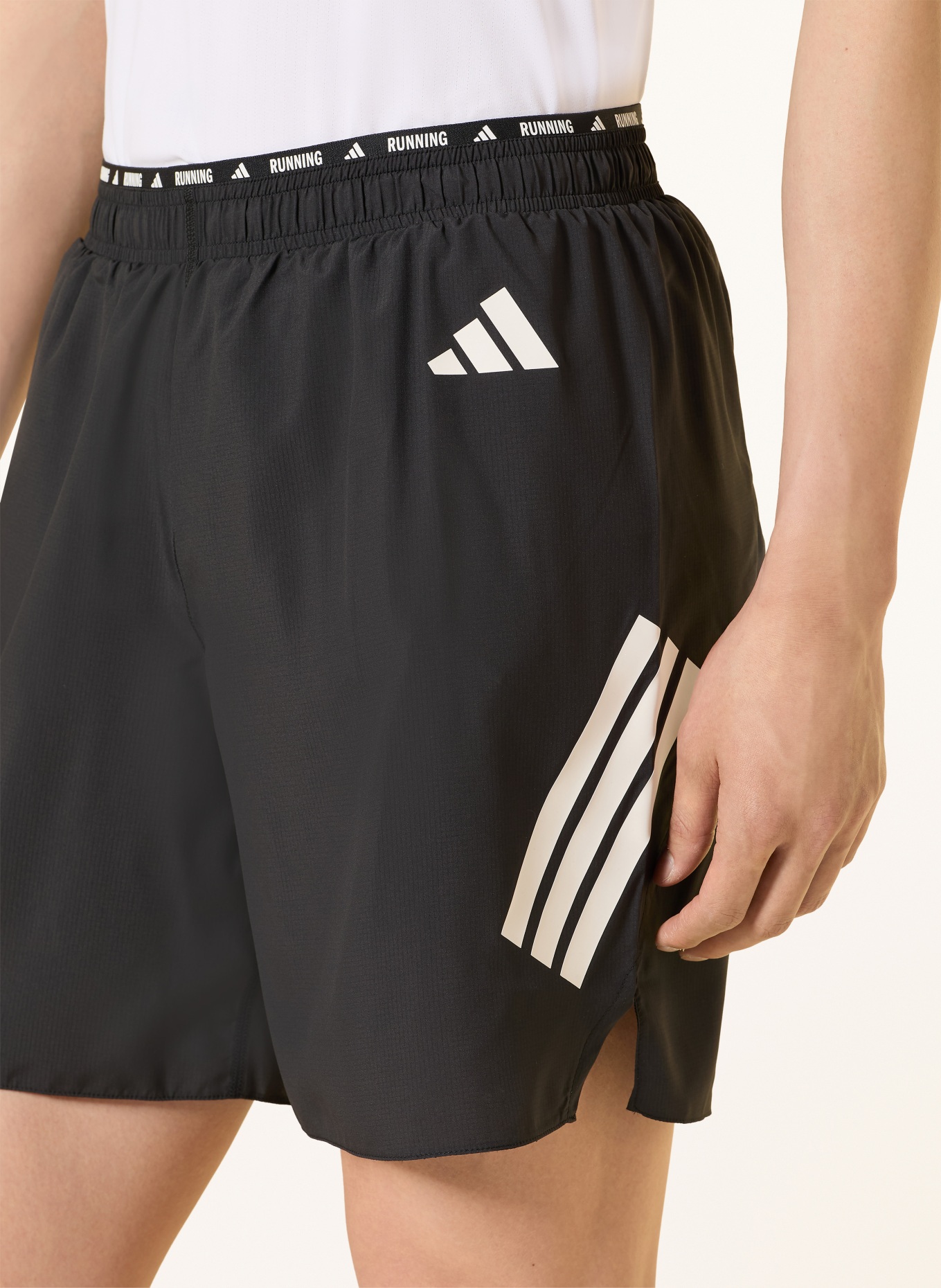 adidas 2-in-1-Laufshorts ADI365: SCHWARZ