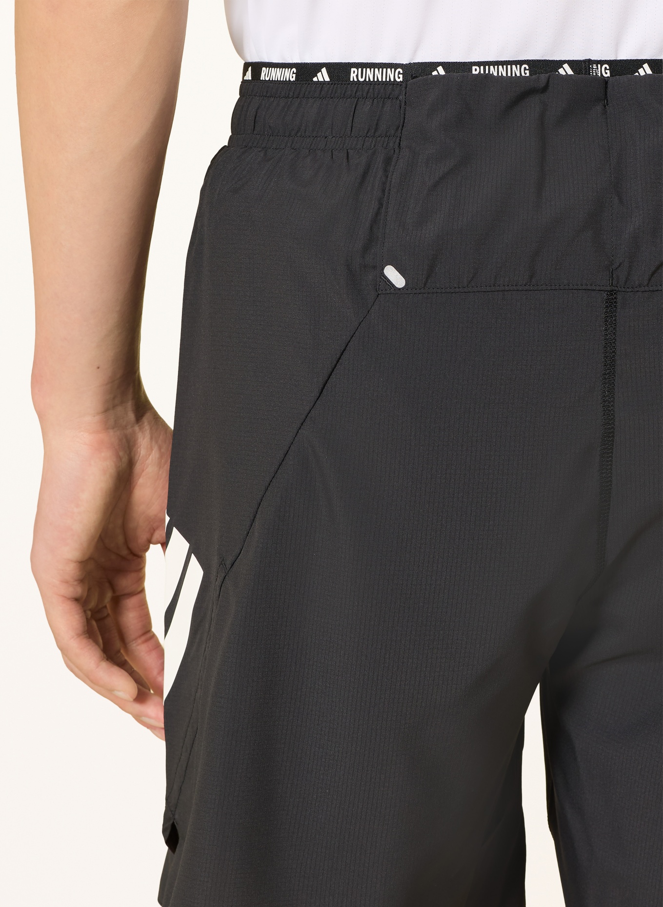adidas 2-in-1-Laufshorts ADI365: SCHWARZ