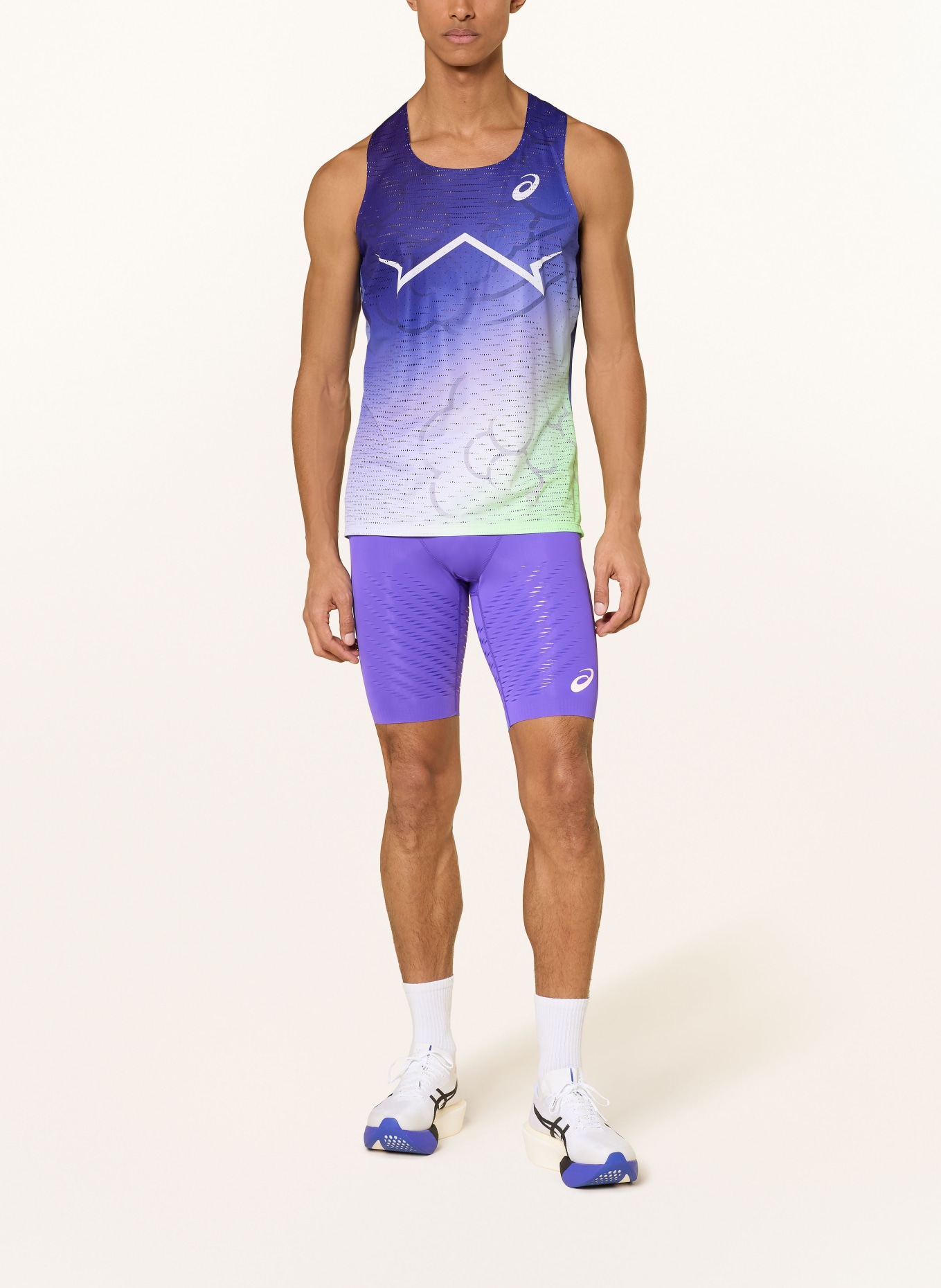 ASICS Hardlooptights METASPEED: BLAUW