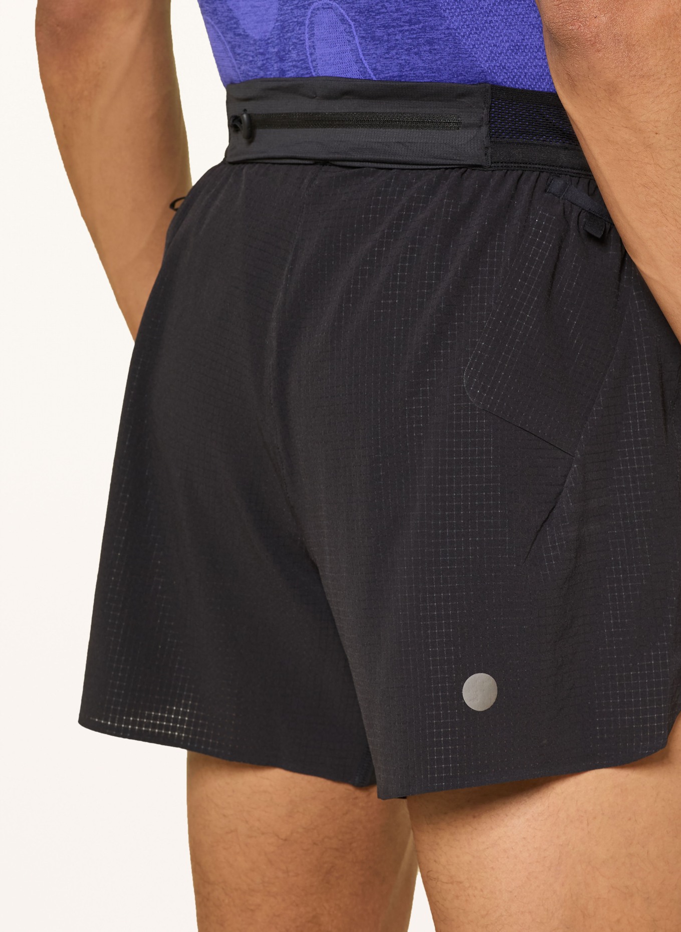 ASICS Spodenki do biegania 2 w 1 METARUN: CZARNY