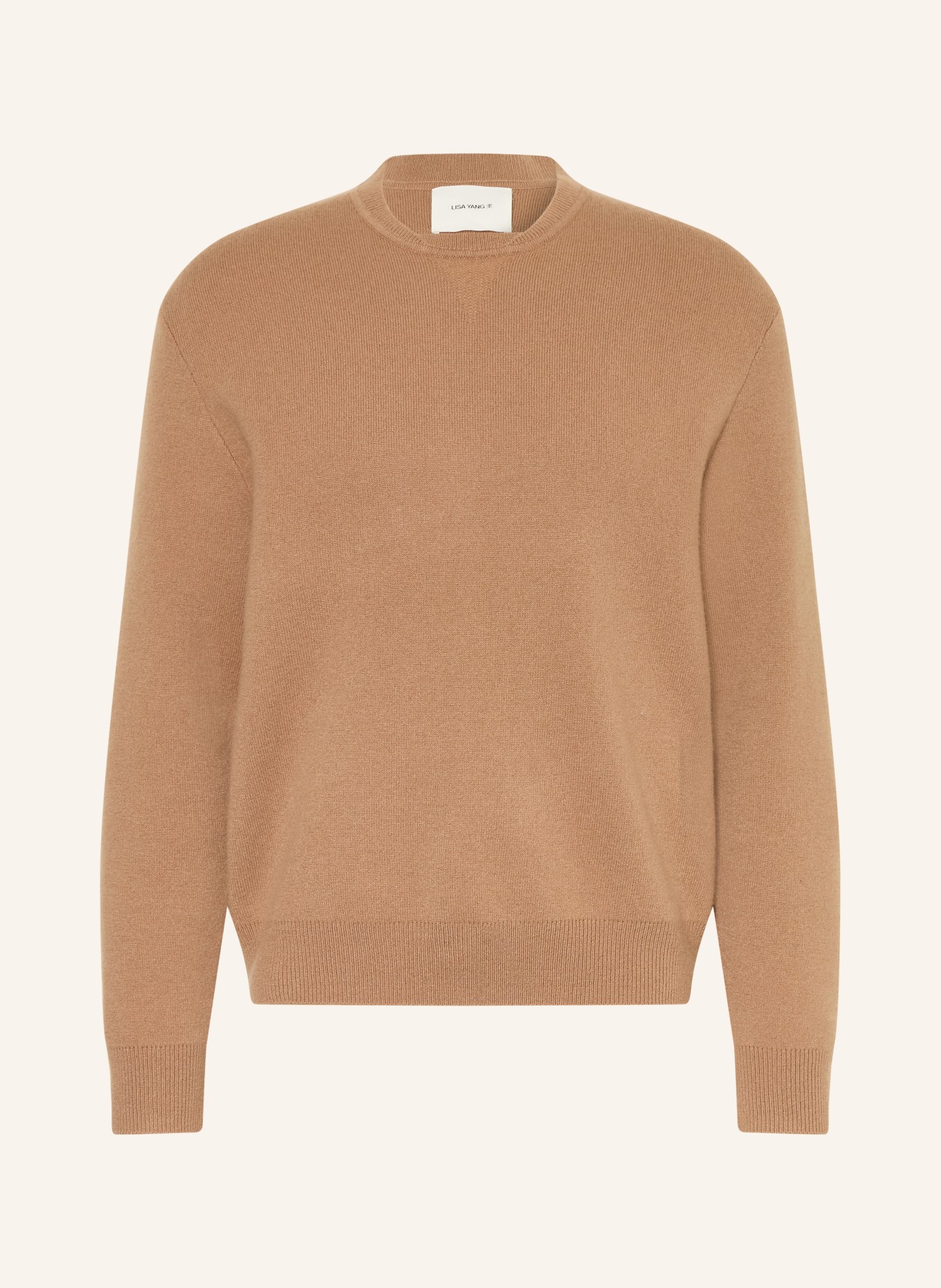 LISA YANG Kasjmiertrui EDMOND: COGNAC