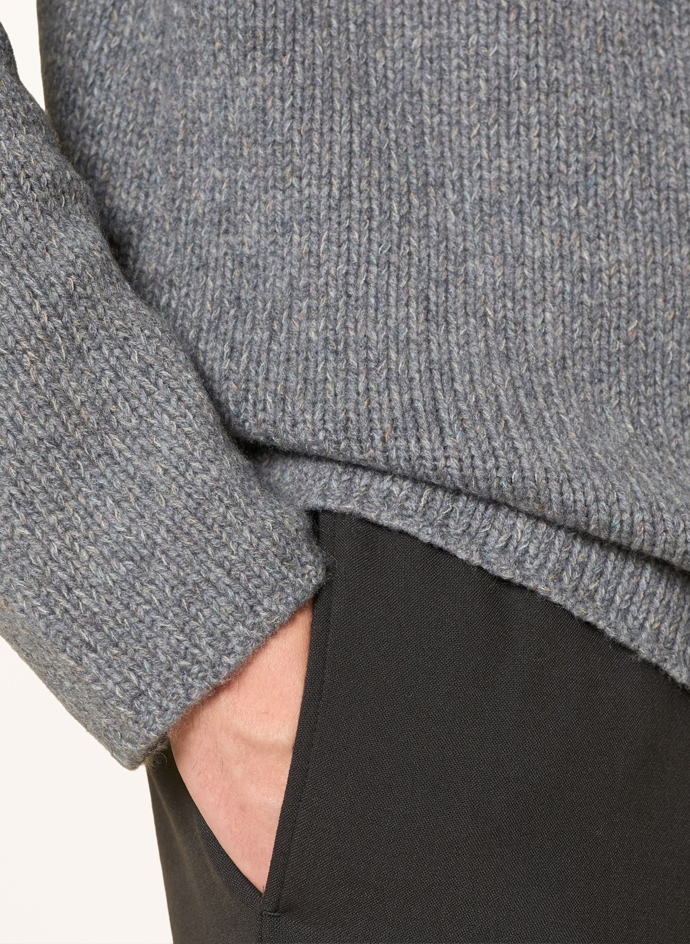 LISA YANG Kasjmiertrui SYLVAN: DONKERGRIJS