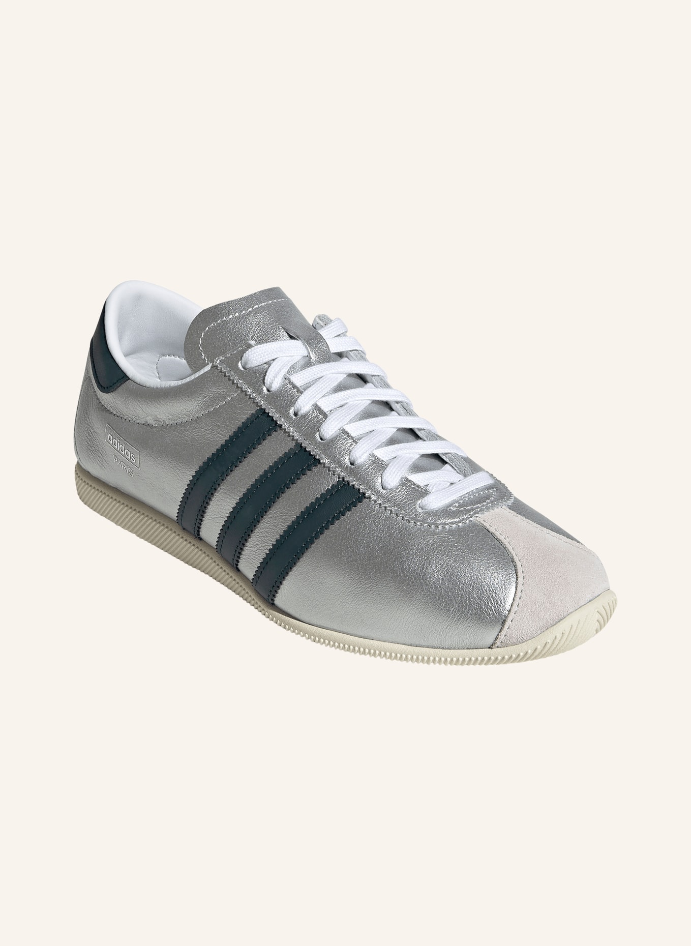 adidas Originals Baskets PARIS: ARGENT / BEIGE / GROEN