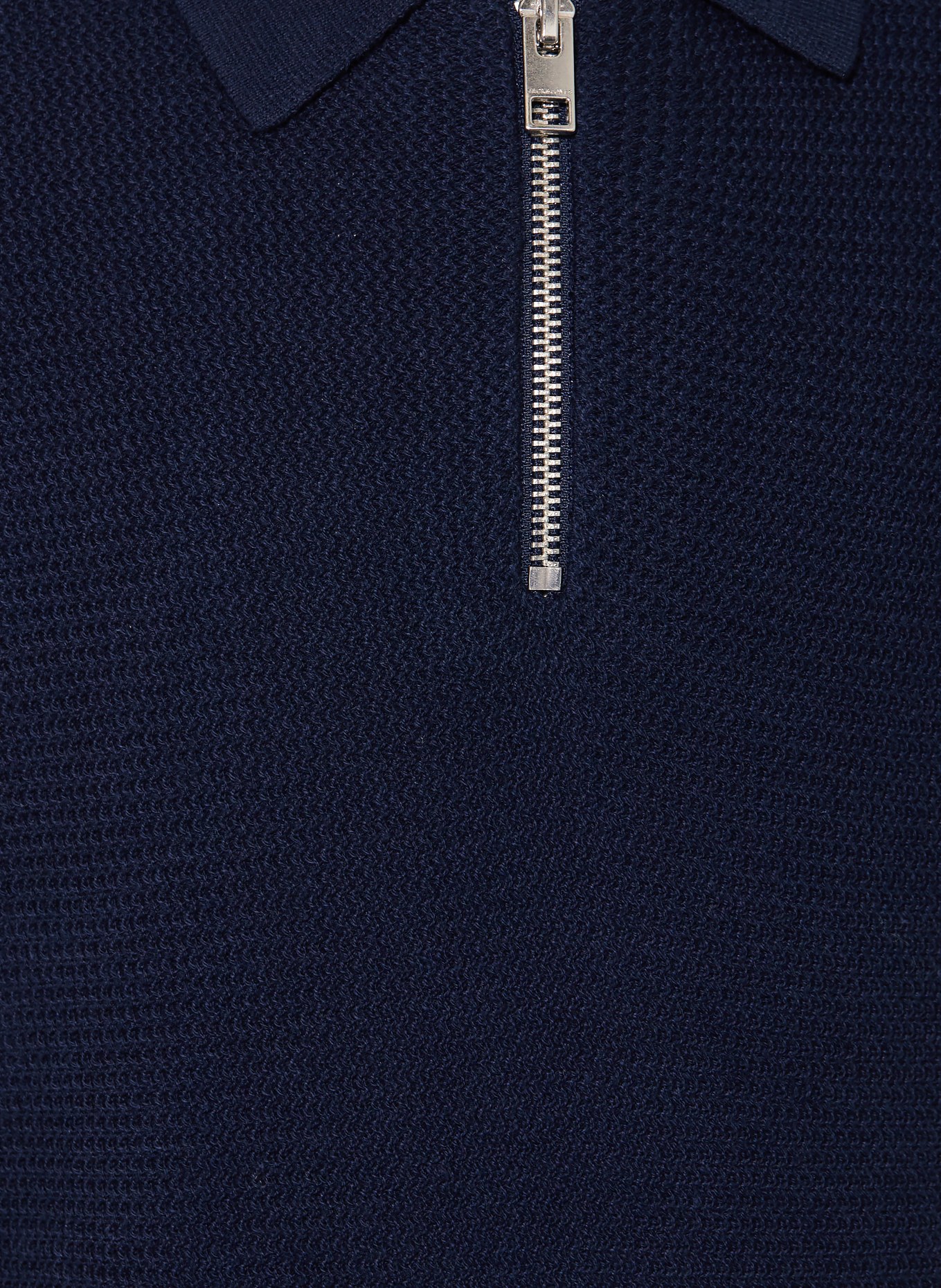 JACK&JONES Strick-Poloshirt: BLAU
