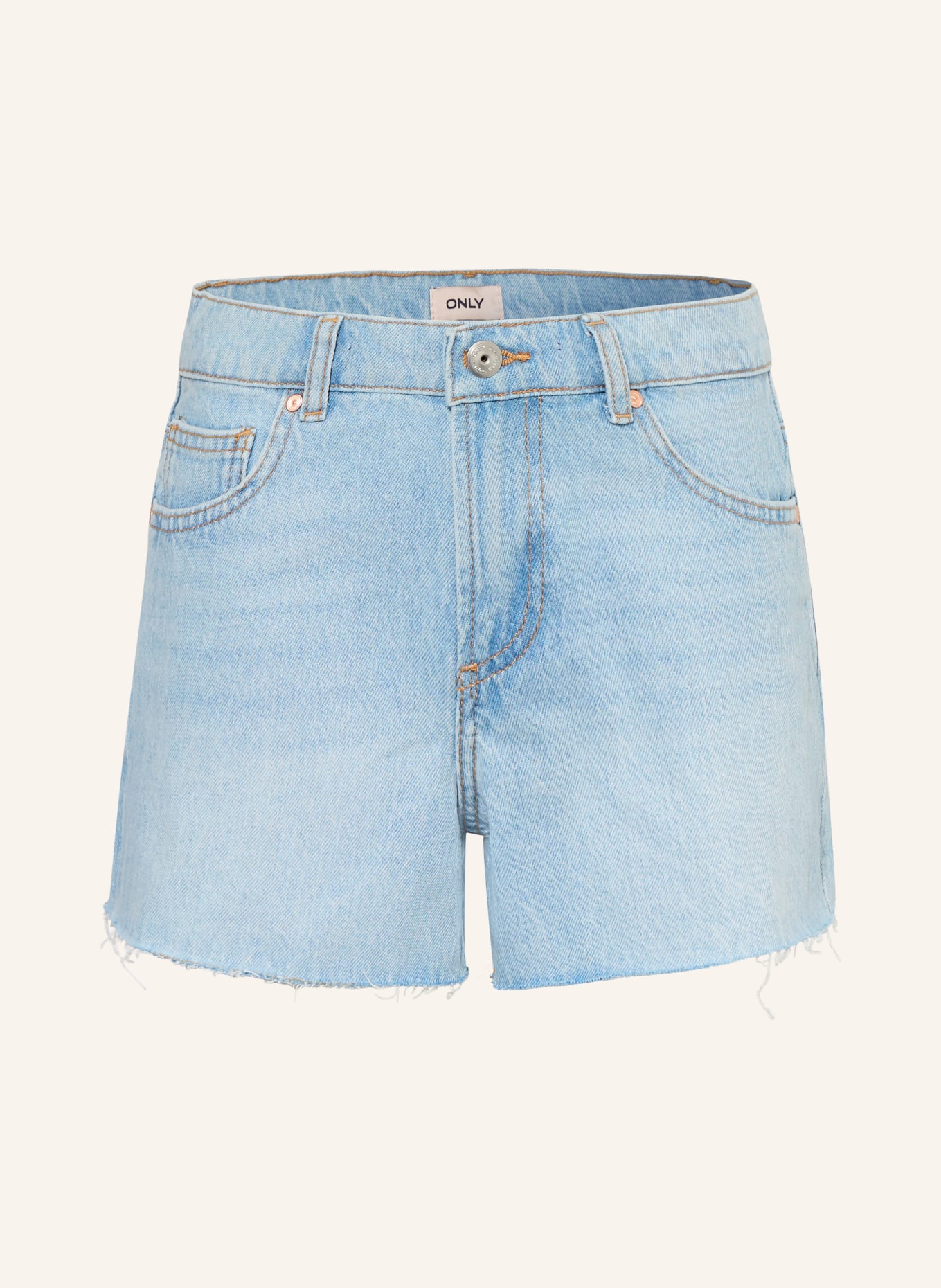 ONLY Jeansshort: LICHTBLAUW
