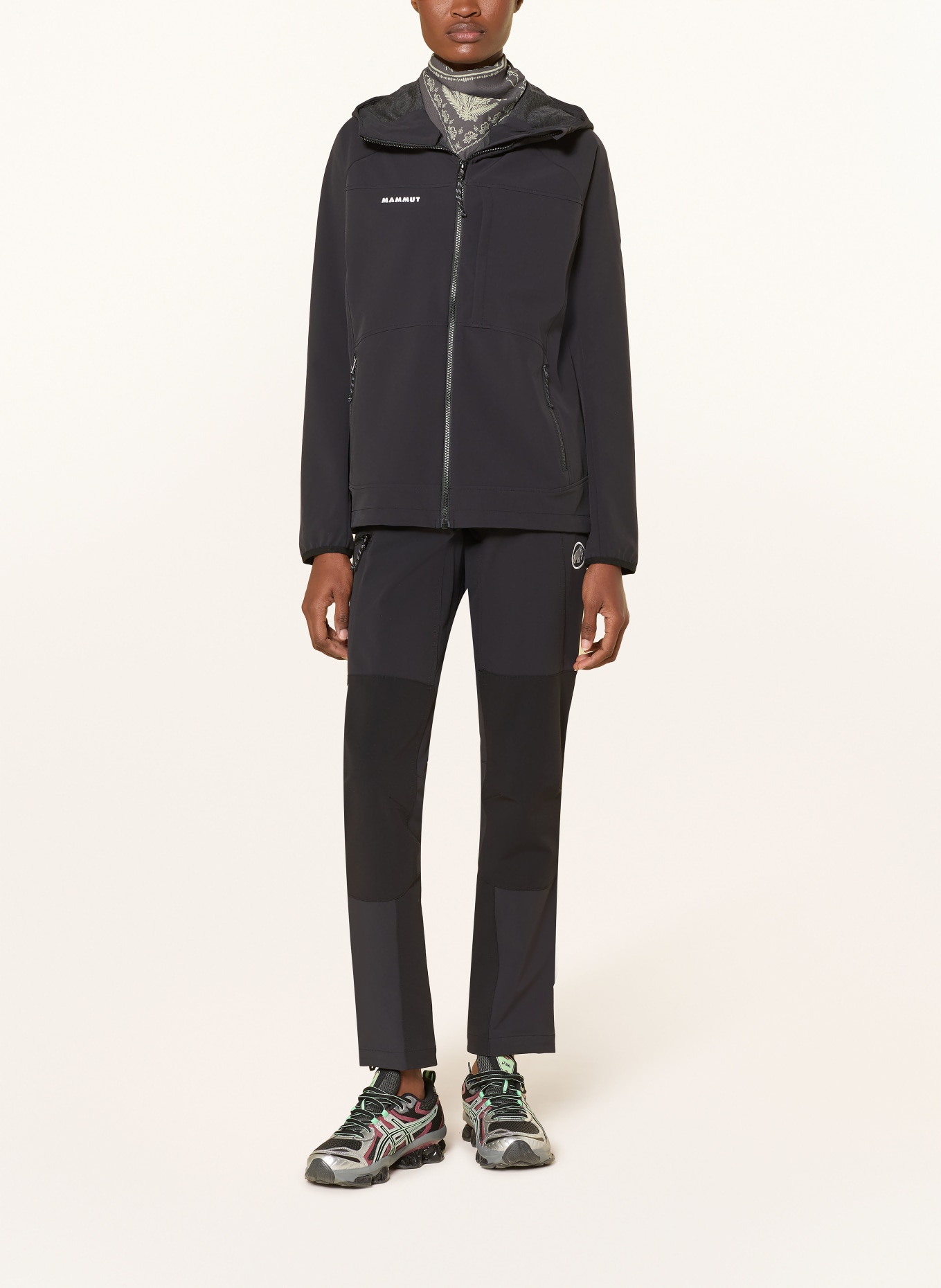 MAMMUT Softshellbroek COURMAYEUR SO: ZWART