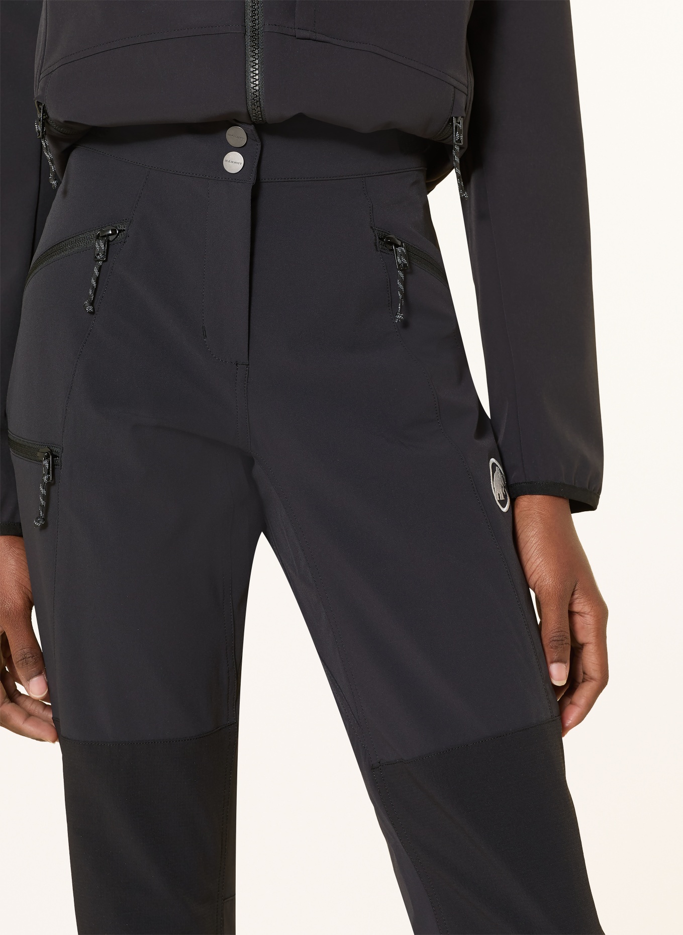 MAMMUT Softshellbroek COURMAYEUR SO: ZWART