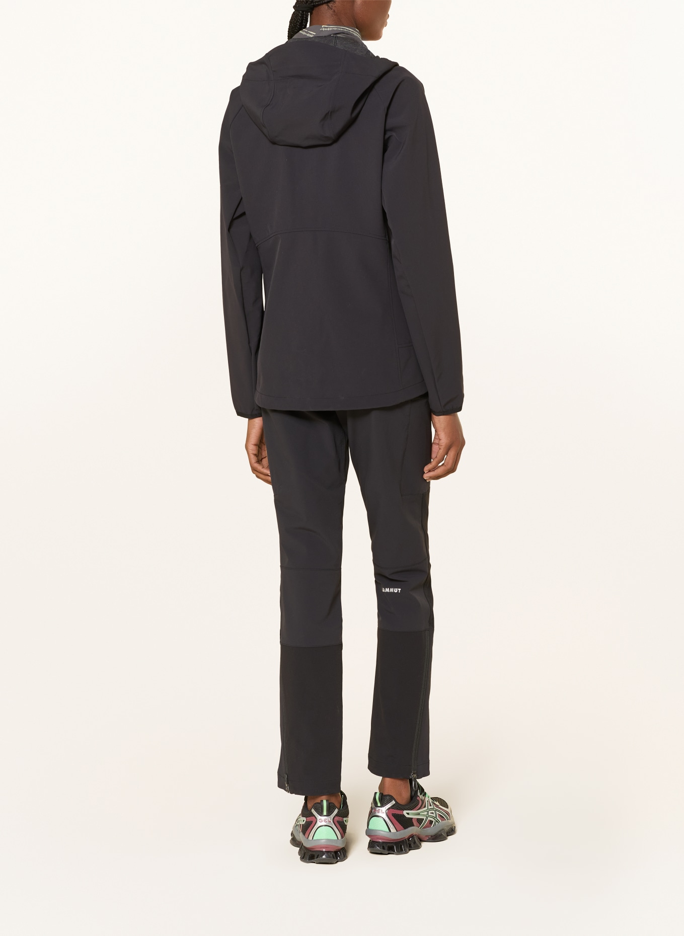 MAMMUT Softshell-jas ULTIMATE COMFORT SO HOODED: ZWART