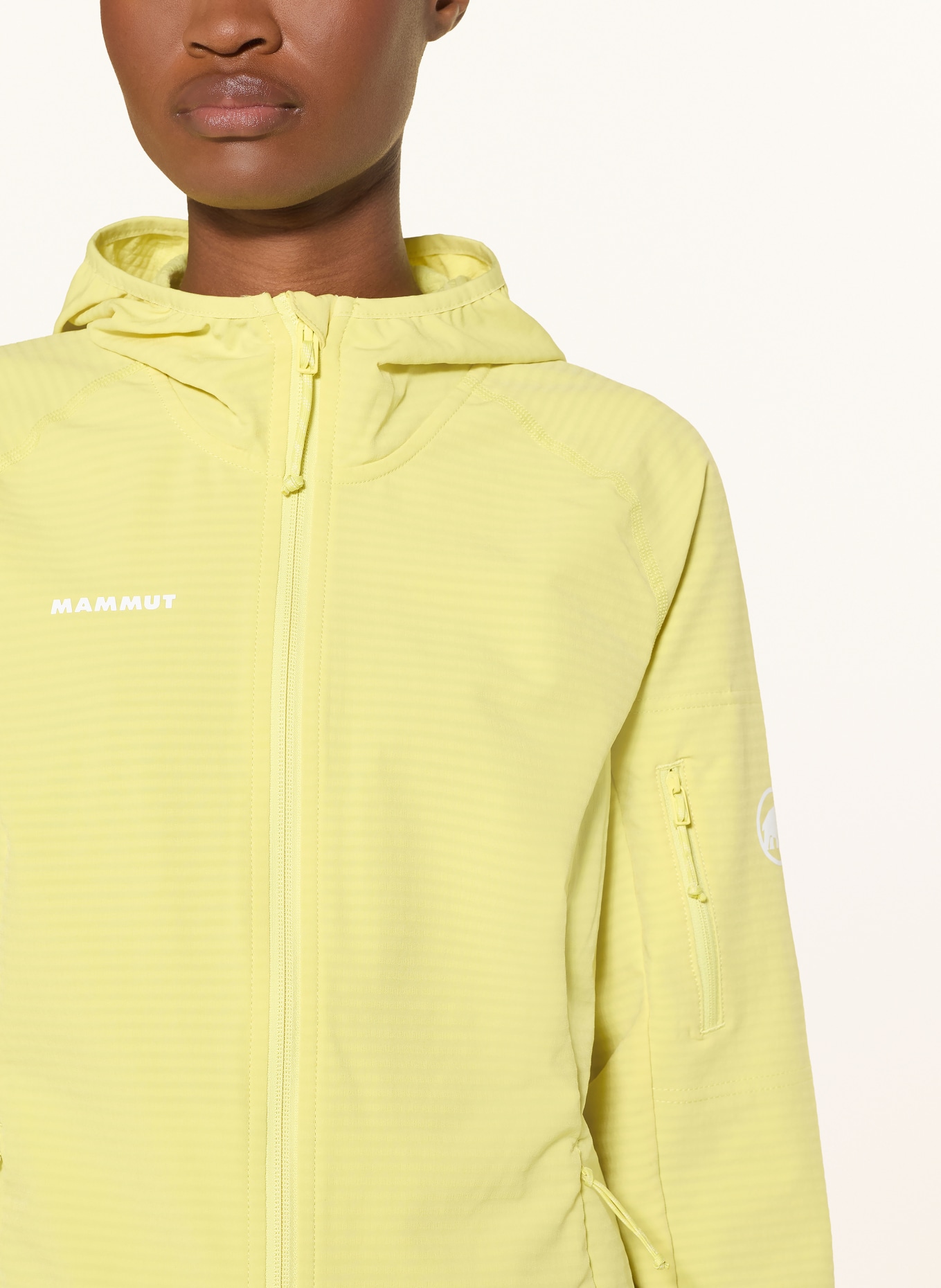 MAMMUT Hardshell-jas TAISS LIGHT: GEEL / LICHTGEEL