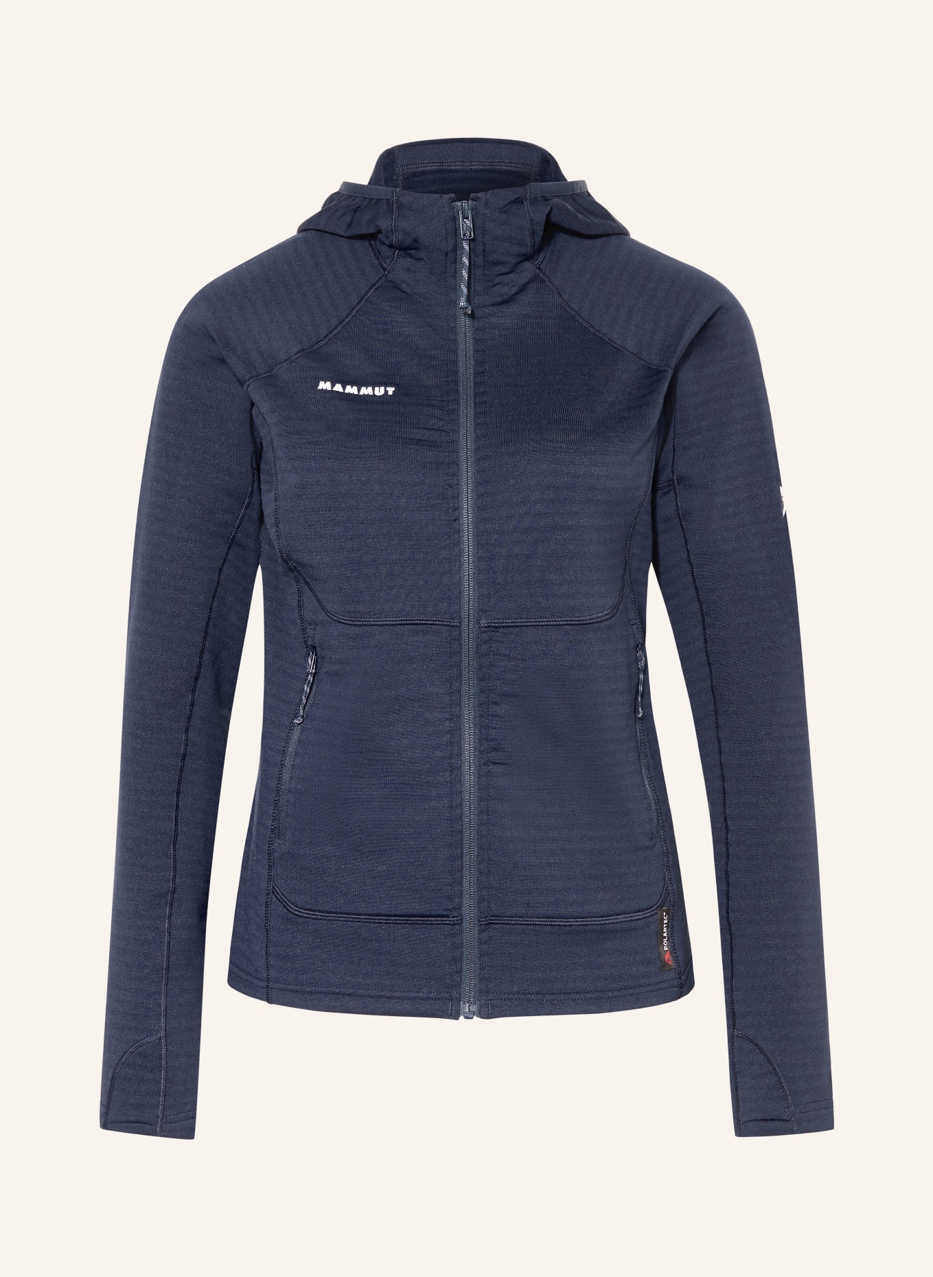 MAMMUT Midlayer-Jacke TAISS ML HOODED: DUNKELBLAU