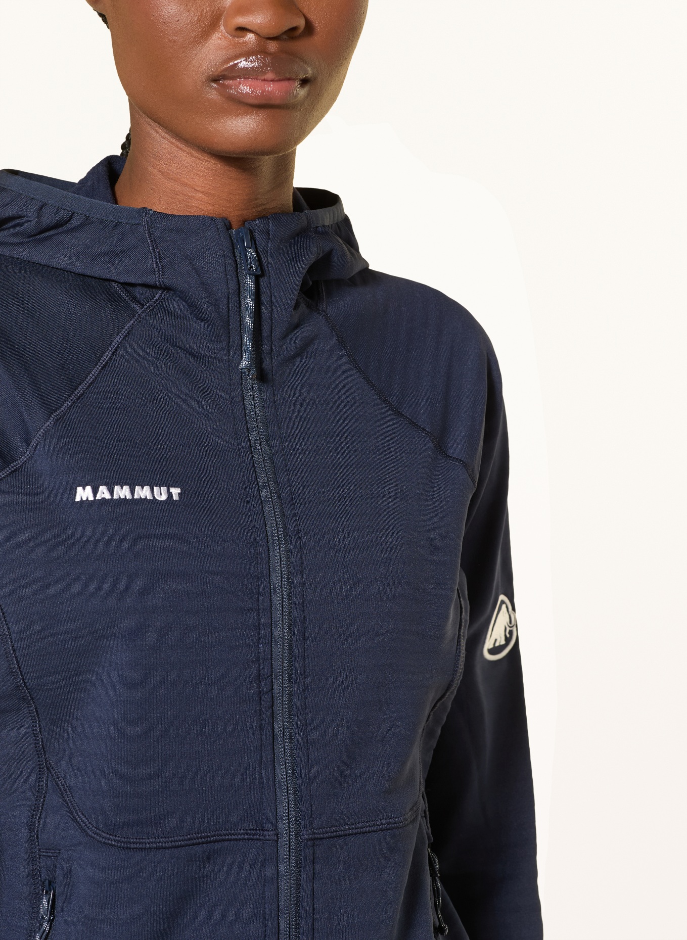 MAMMUT Midlayer-Jacke TAISS ML HOODED: DUNKELBLAU