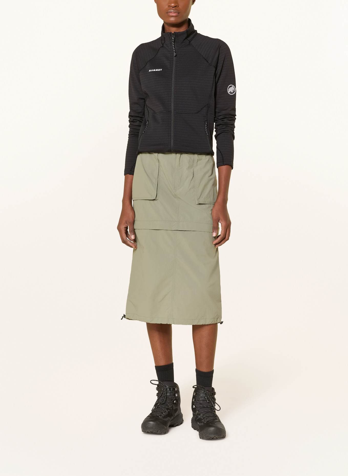 MAMMUT Midlayer-jas TAISS ML: ZWART