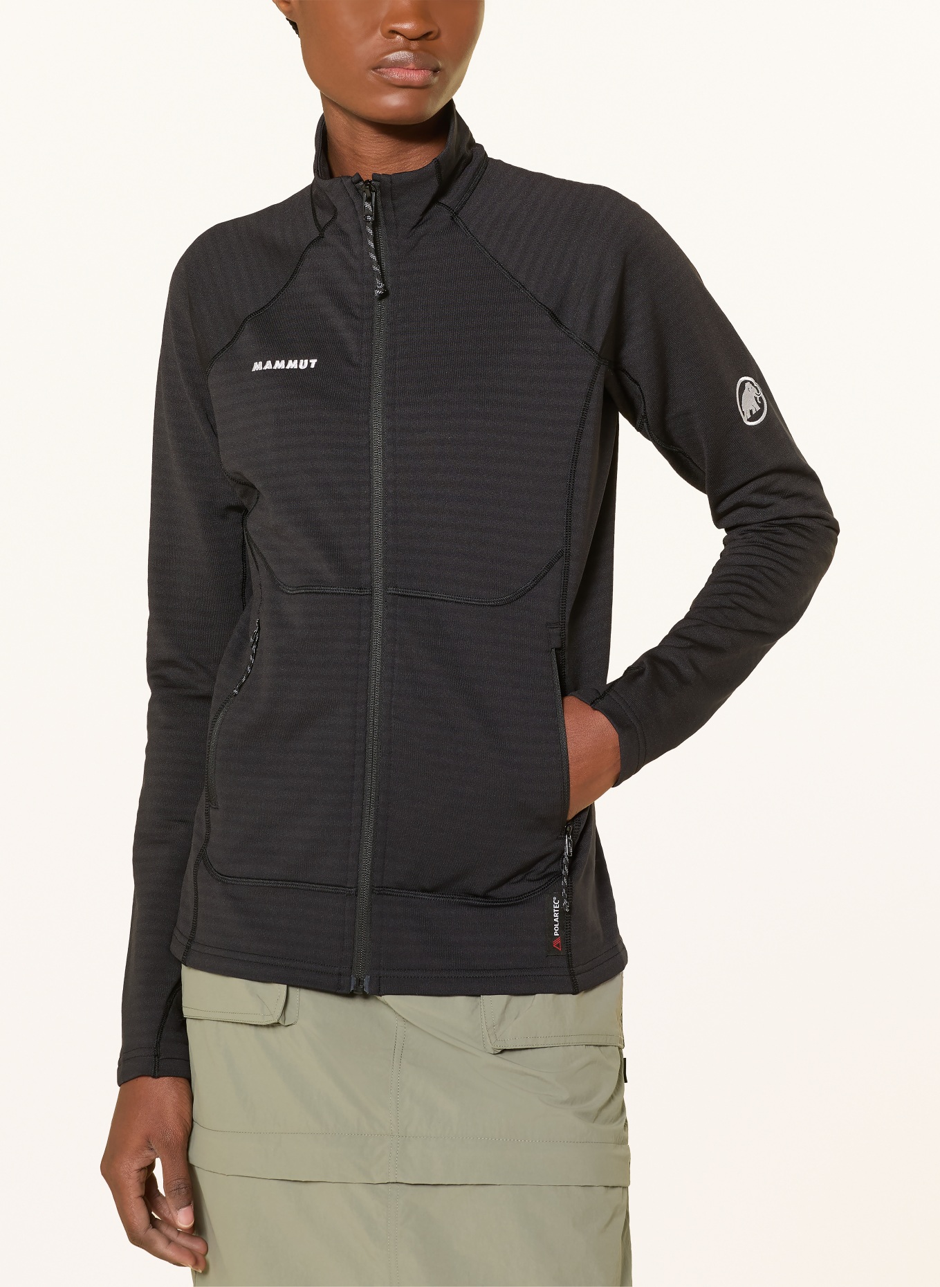 MAMMUT Midlayer-jas TAISS ML: ZWART