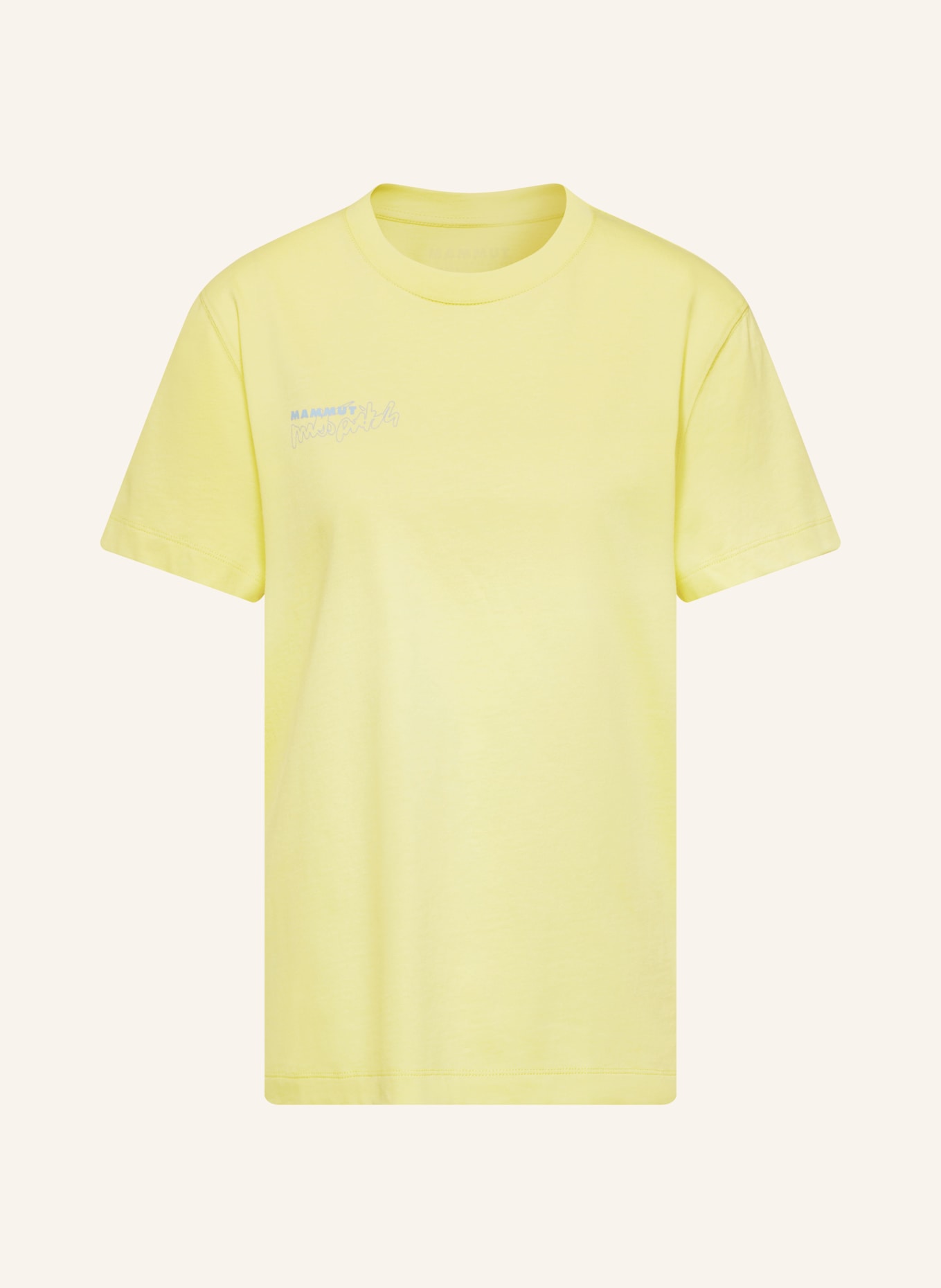 MAMMUT T-shirt: GEEL