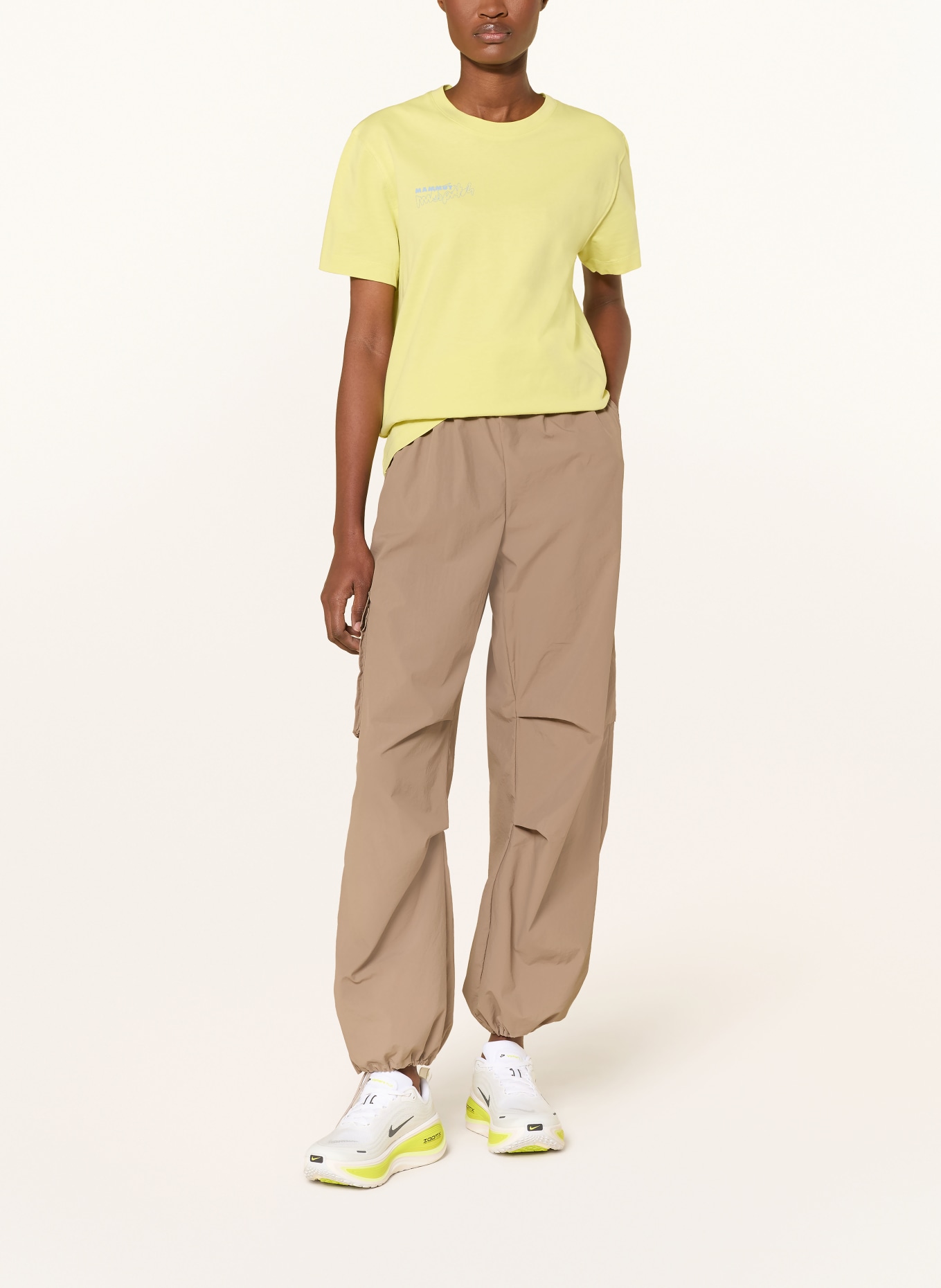 MAMMUT T-shirt: GEEL