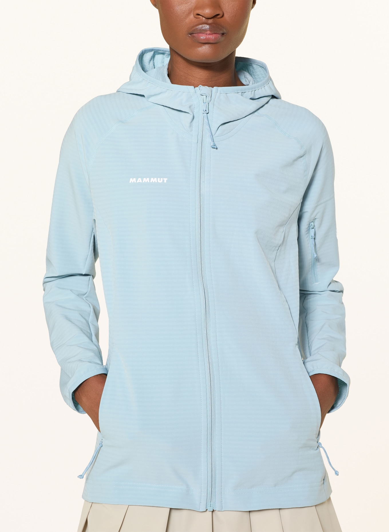 MAMMUT MADRIS LIGHT Mid-Layer Jacket: LIGHT BLUE