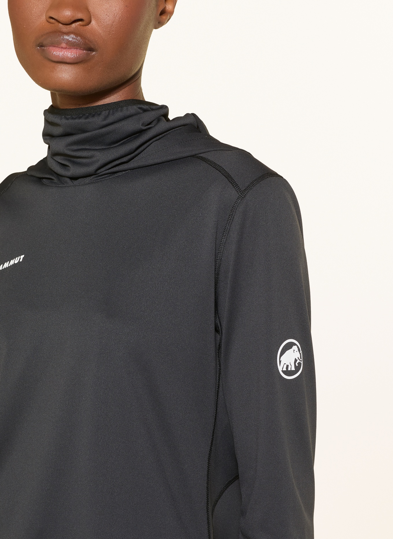 MAMMUT Functionele hoodie SELUN FL SUN: ZWART