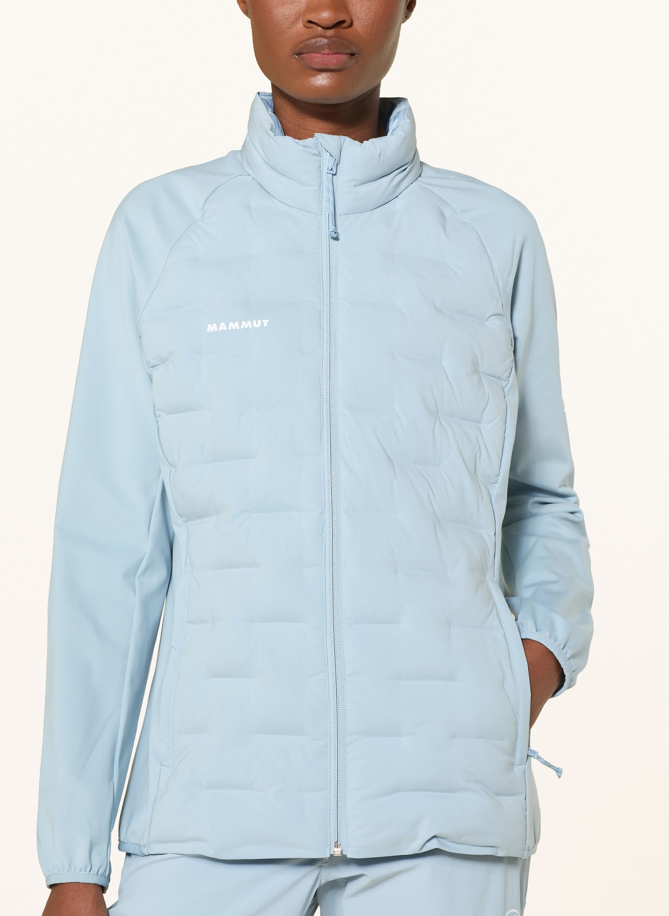 MAMMUT Hybrid-Steppjacke SENDER IN: HELLBLAU