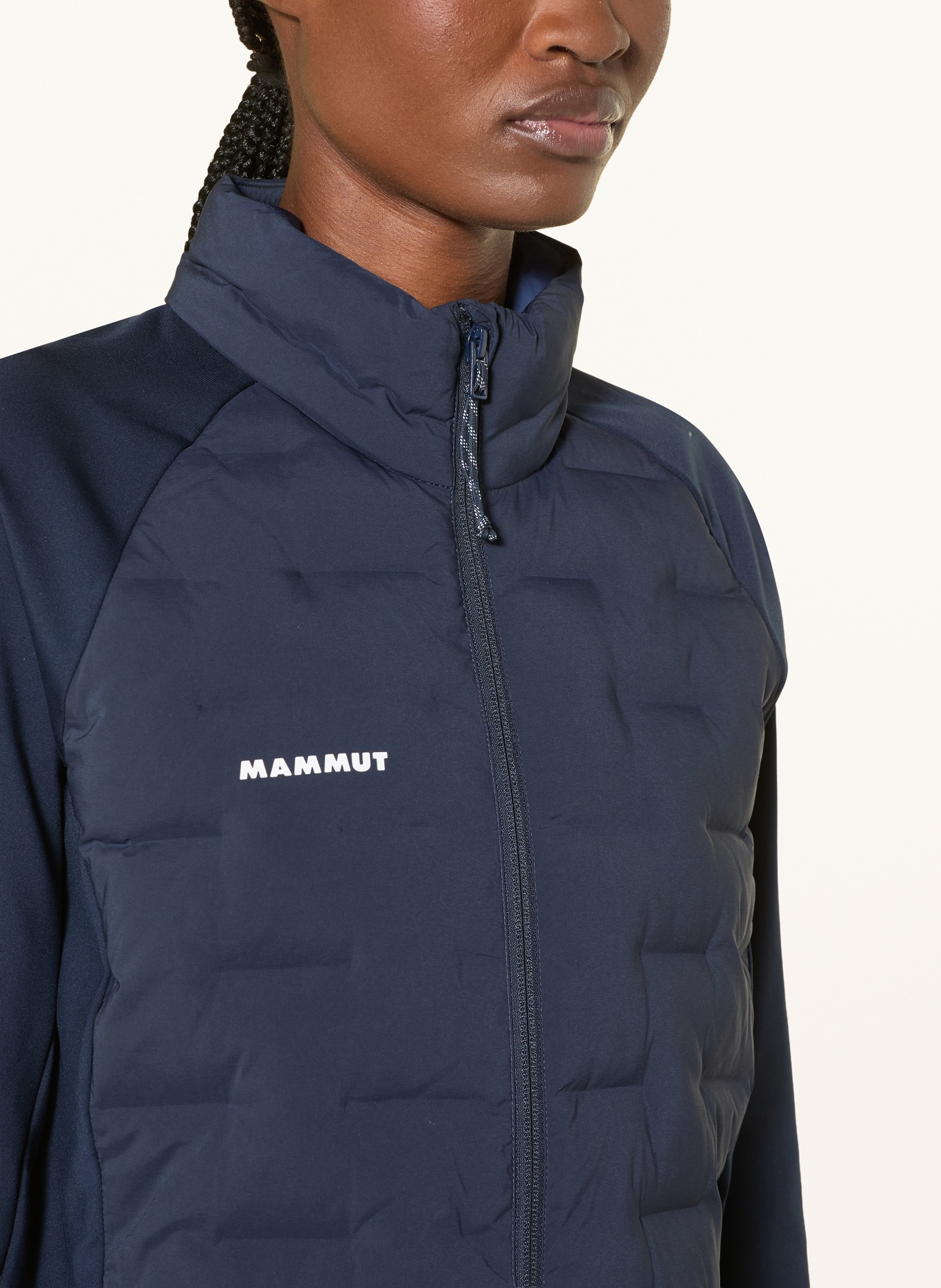 MAMMUT Hybrid-Steppjacke SENDER IN: DUNKELBLAU