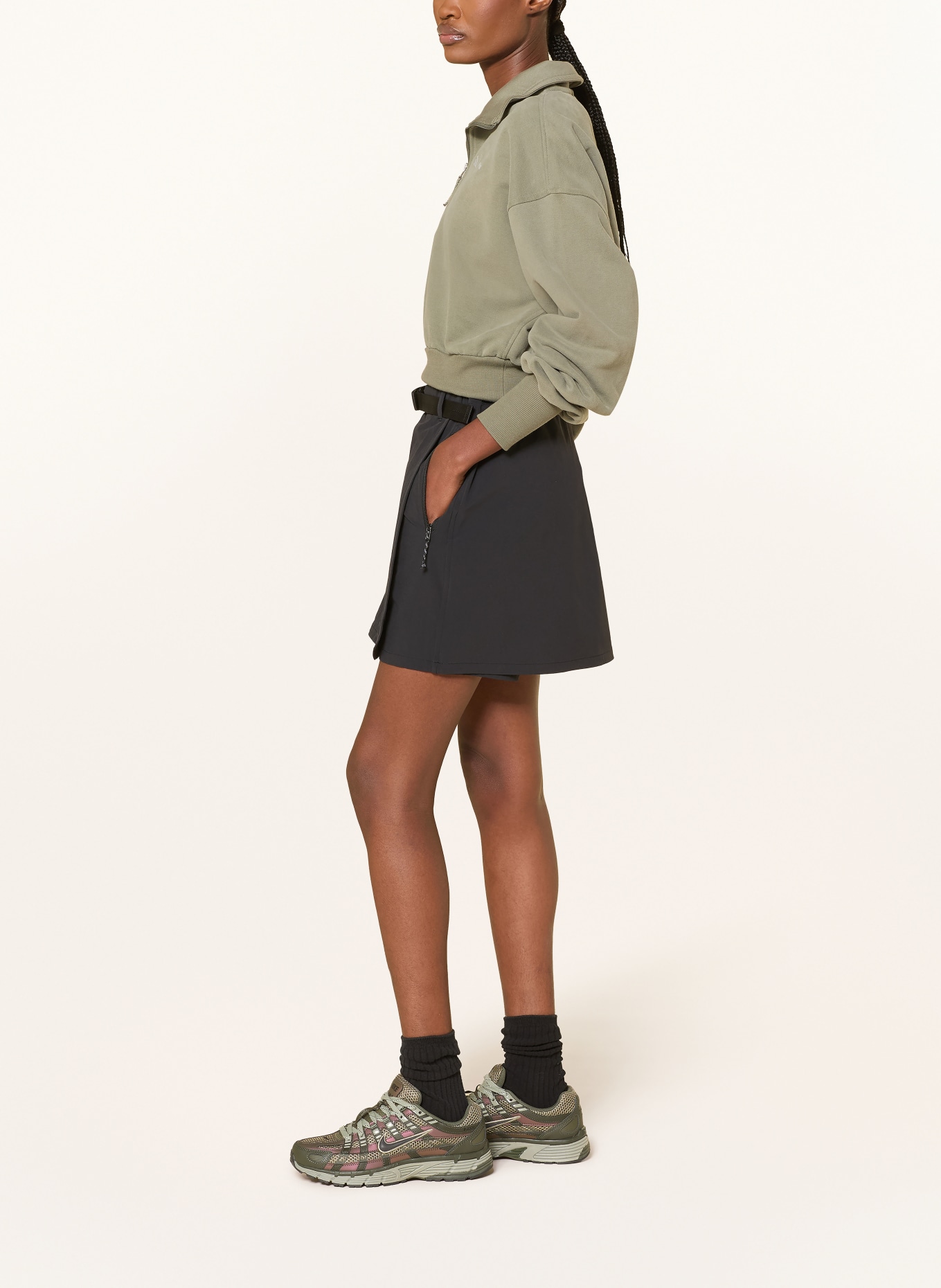 MAMMUT Outdoor-skort TREKKERS WRAP: ZWART