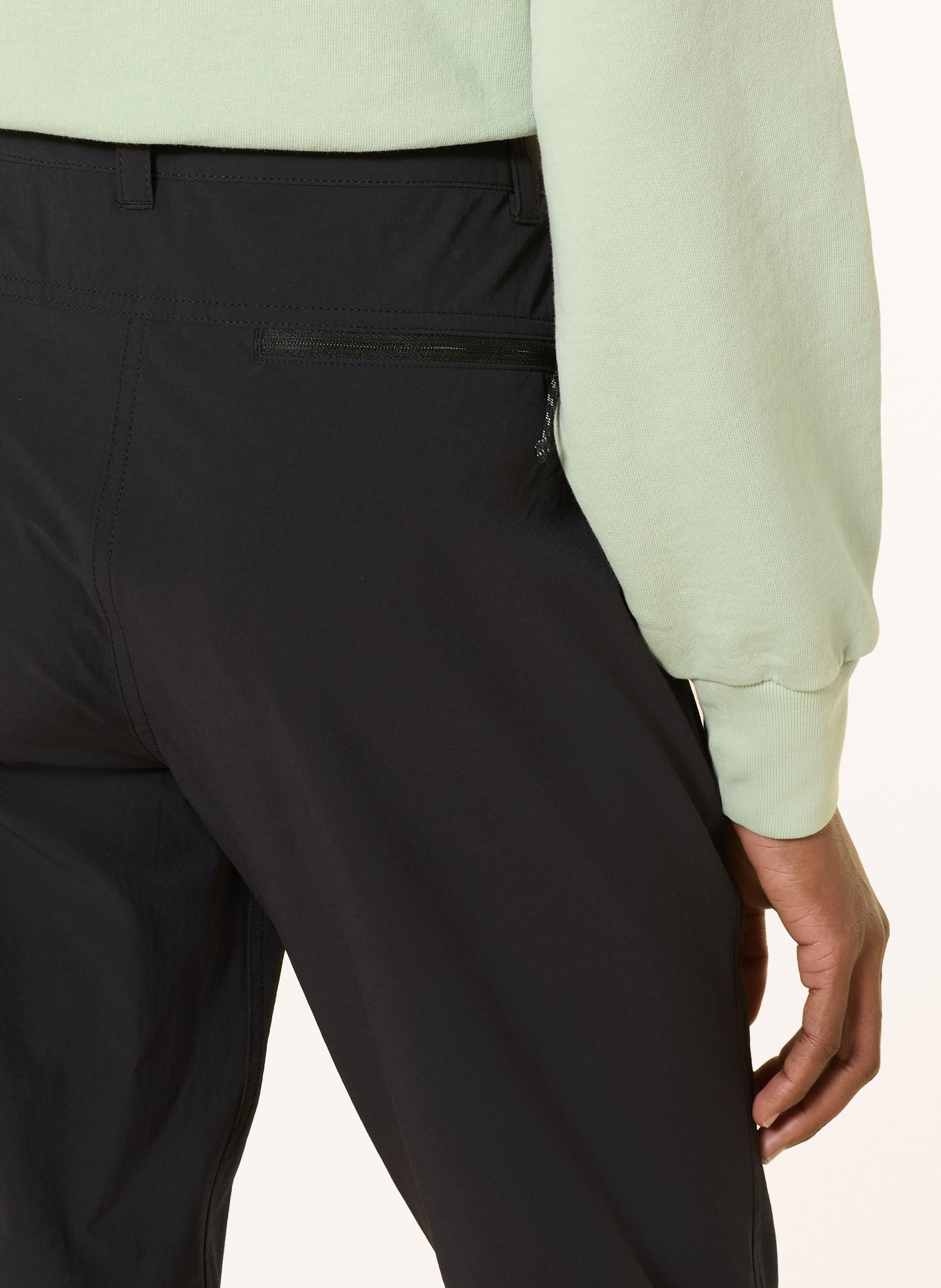 MAMMUT 7/8-trekkingbroek HIKING V CAPRI: ZWART