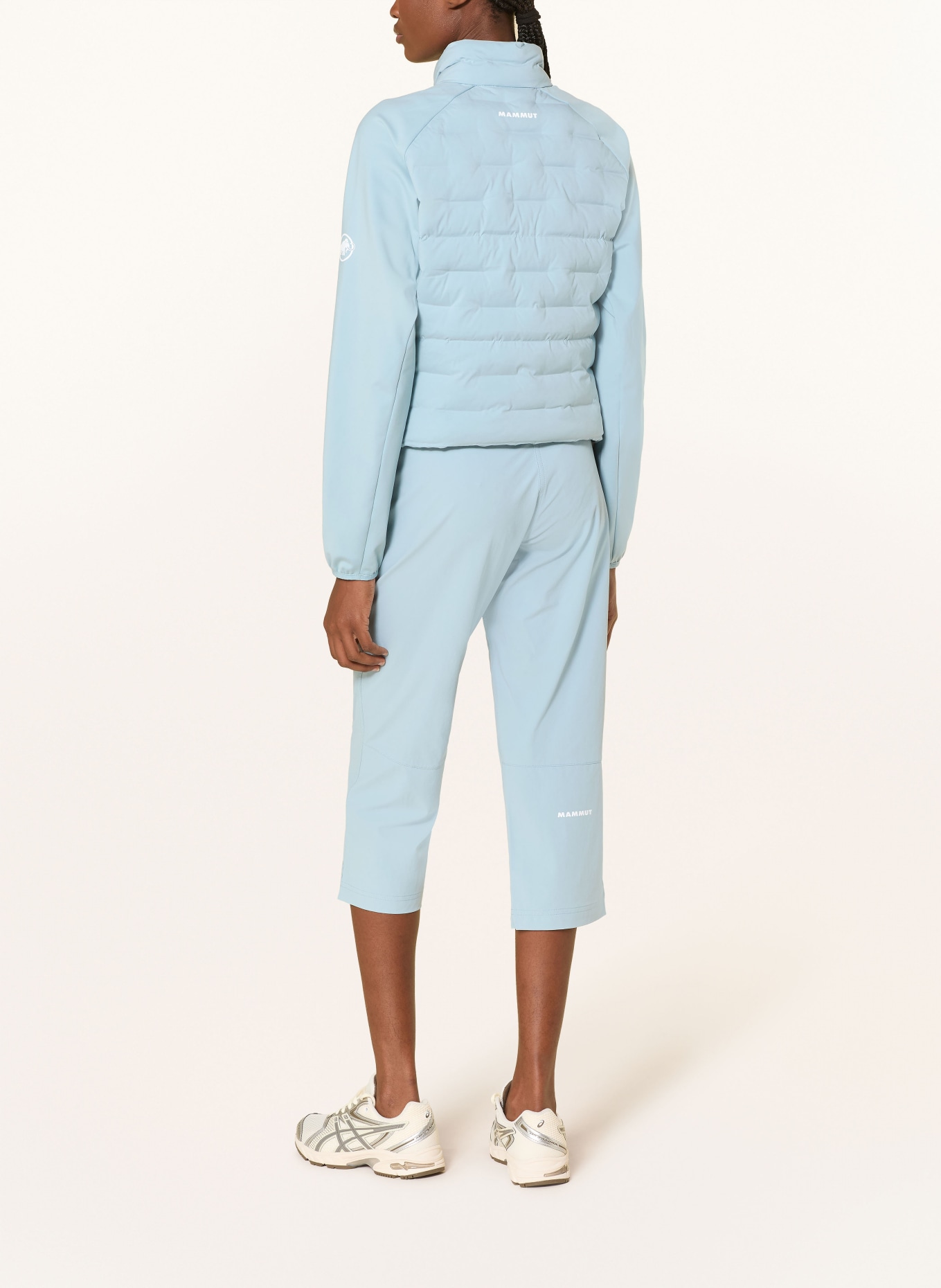 MAMMUT Spodnie trekkingowe 7/8 HIKING V CAPRI: TURKUSOWY