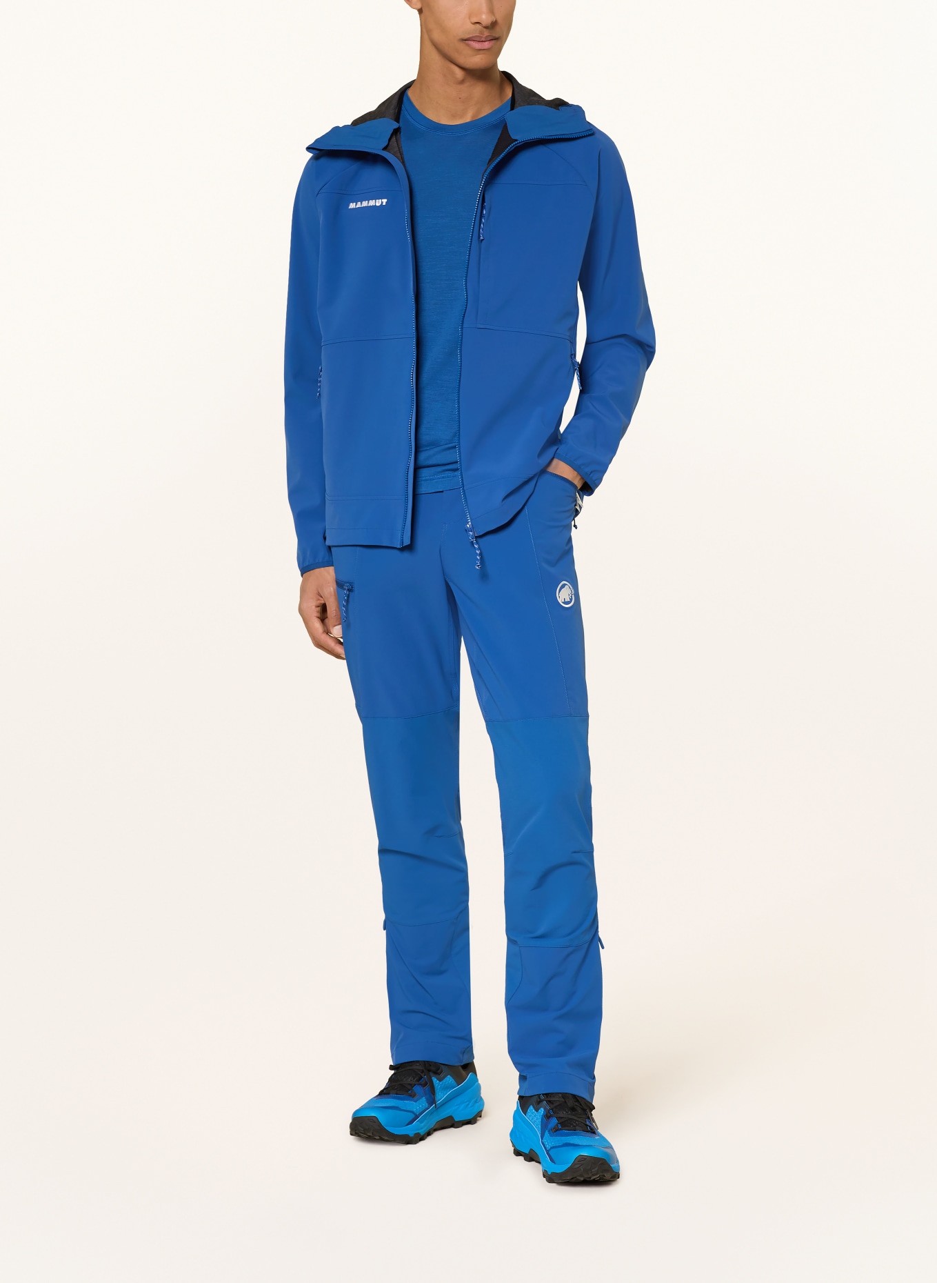 MAMMUT Softshellbroek COURMAYEUR SO: BLAUW
