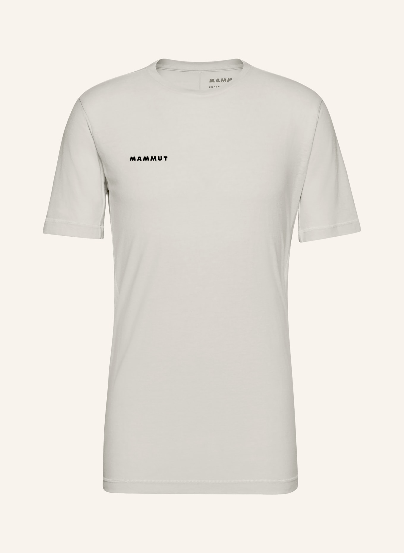 MAMMUT Koszulka funkcjonalna MASSONE LIGHT: JASNOCZARY / JASNOZIELONY